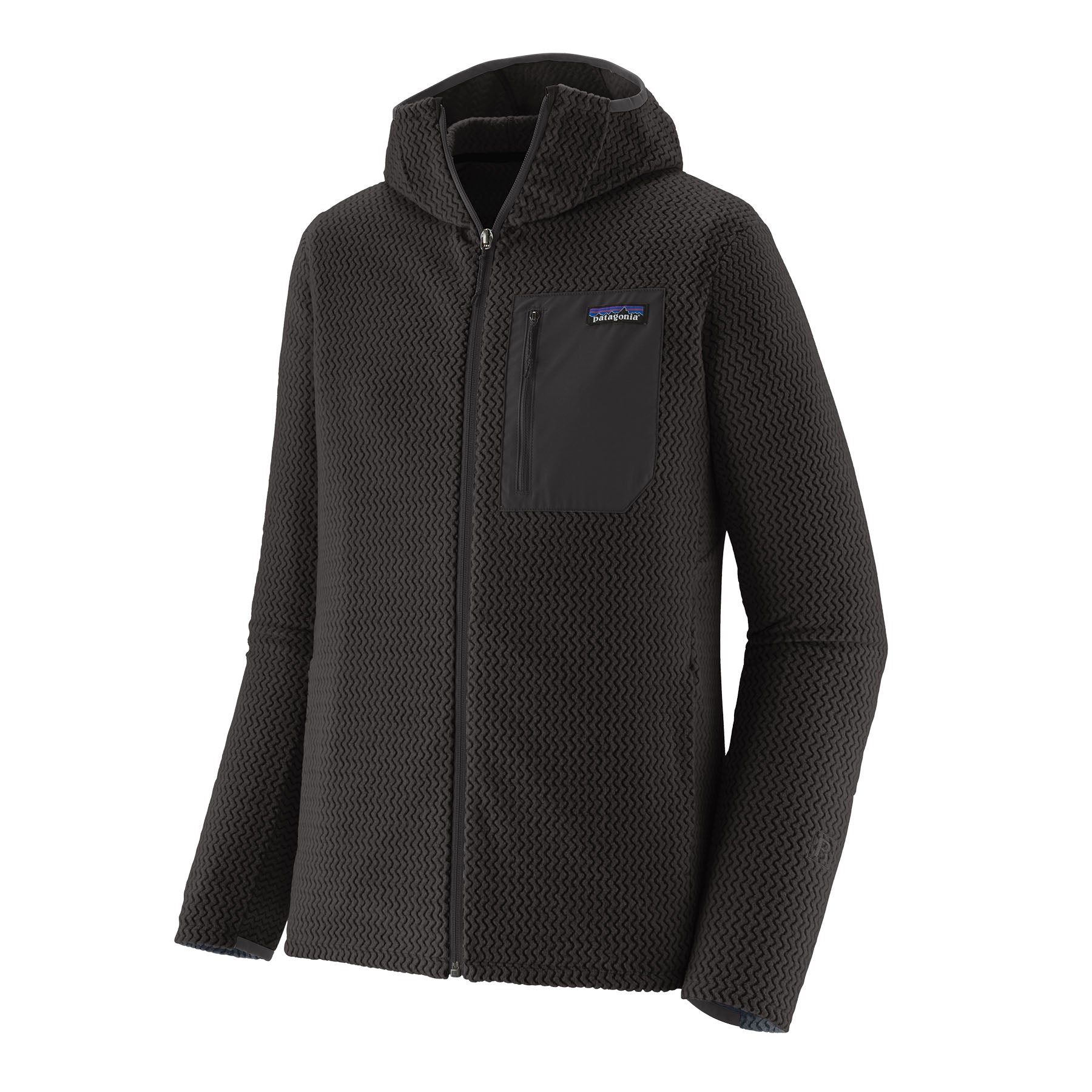 Men's R1 Air Full - Zip Hoody in Black | Patagonia Bend