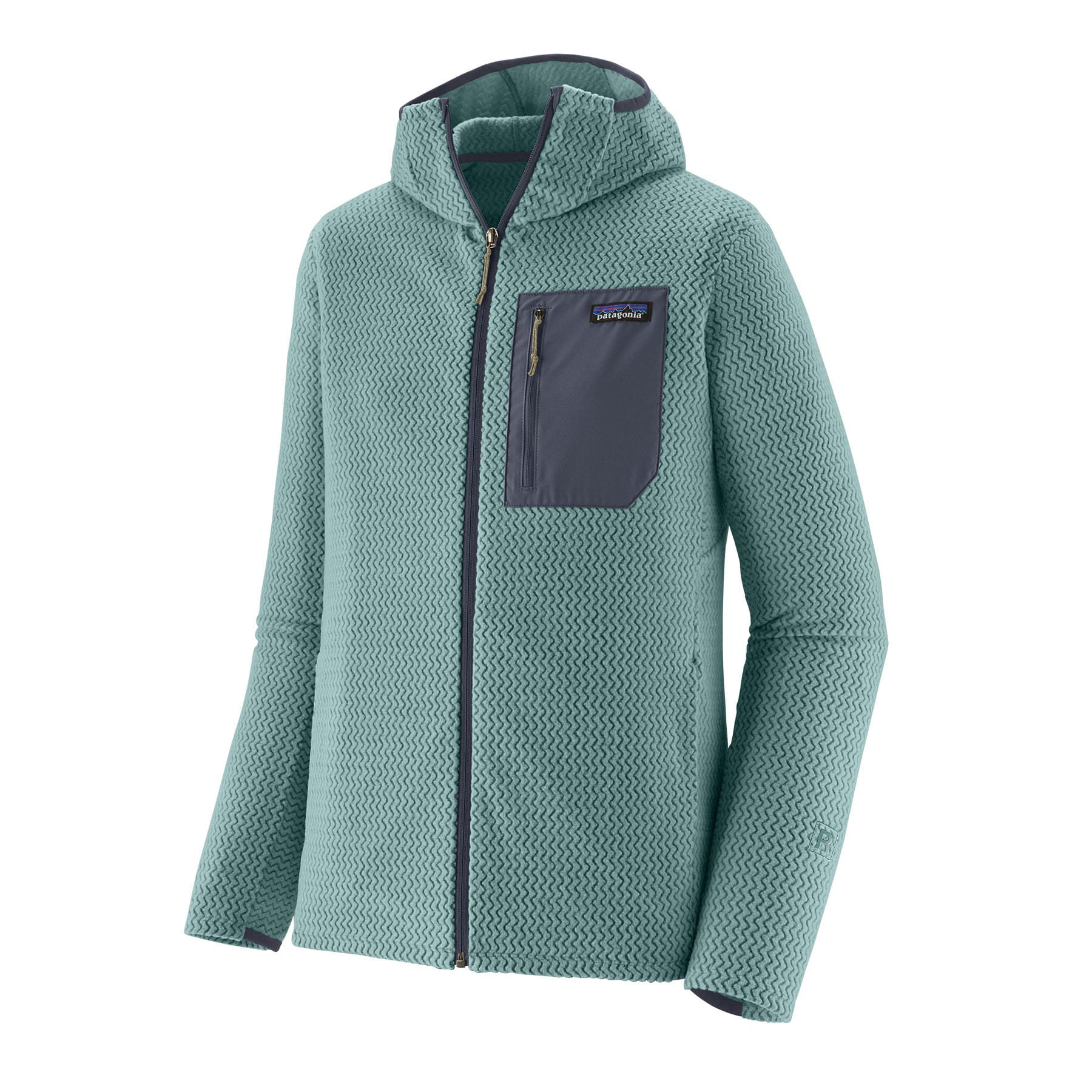 Men's R1 Air Full - Zip Hoody in Blue Sage | Patagonia Bend