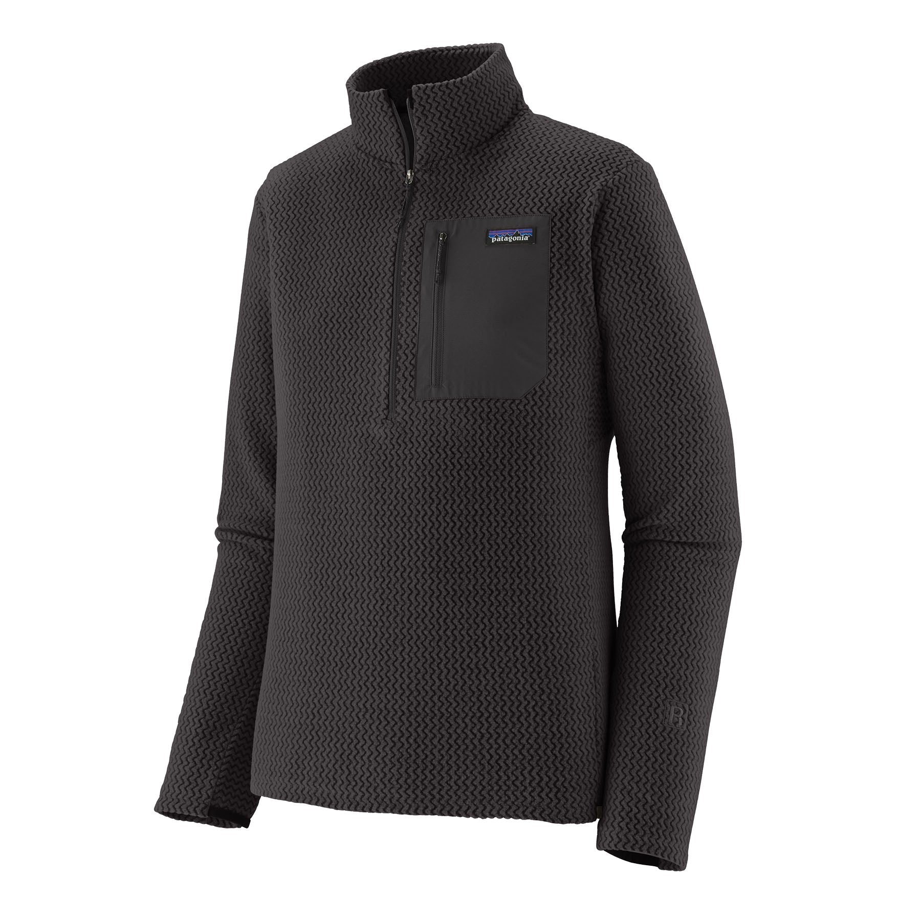 Men's R1 Air Zip Neck in Black | Patagonia Bend