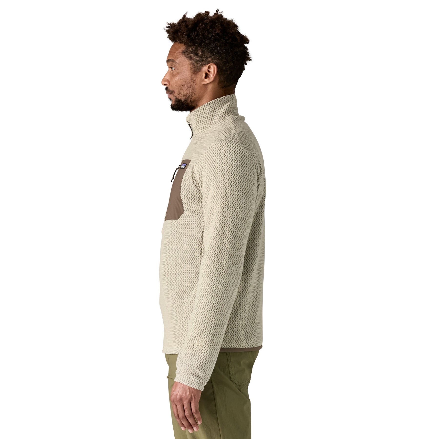 Men's R1 ®Air Zip Neck in Pelican | Patagonia Bend