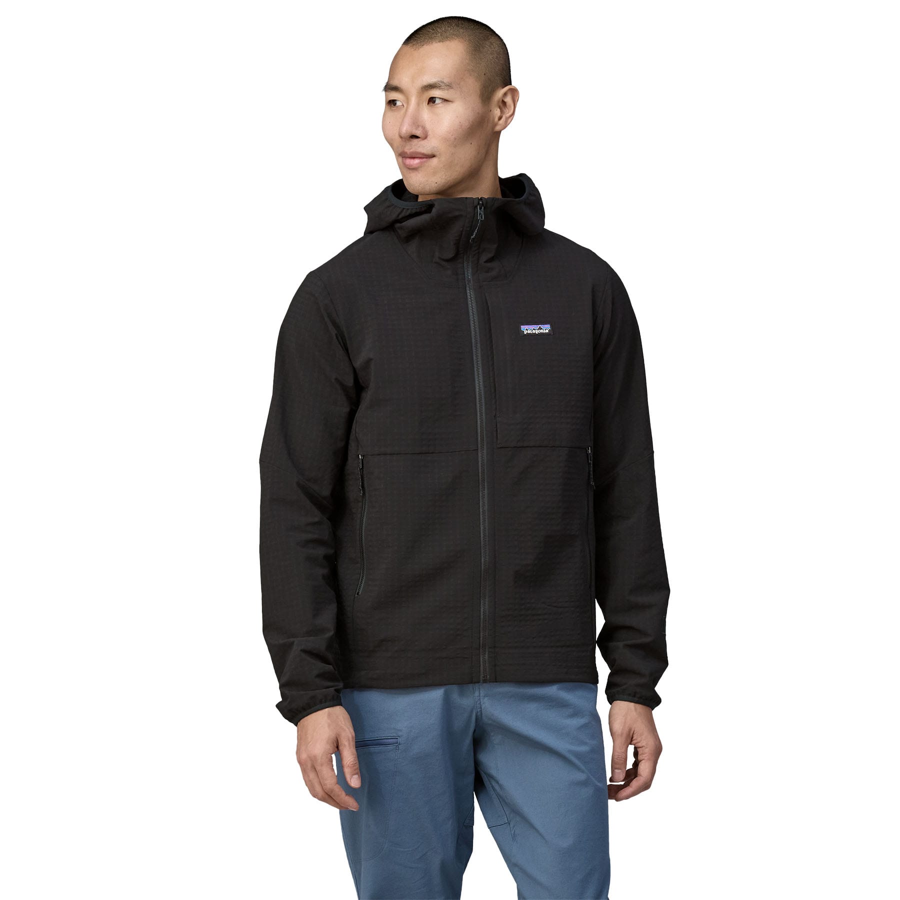 Men's R1 TechFace Hoody in Black | Patagonia Bend