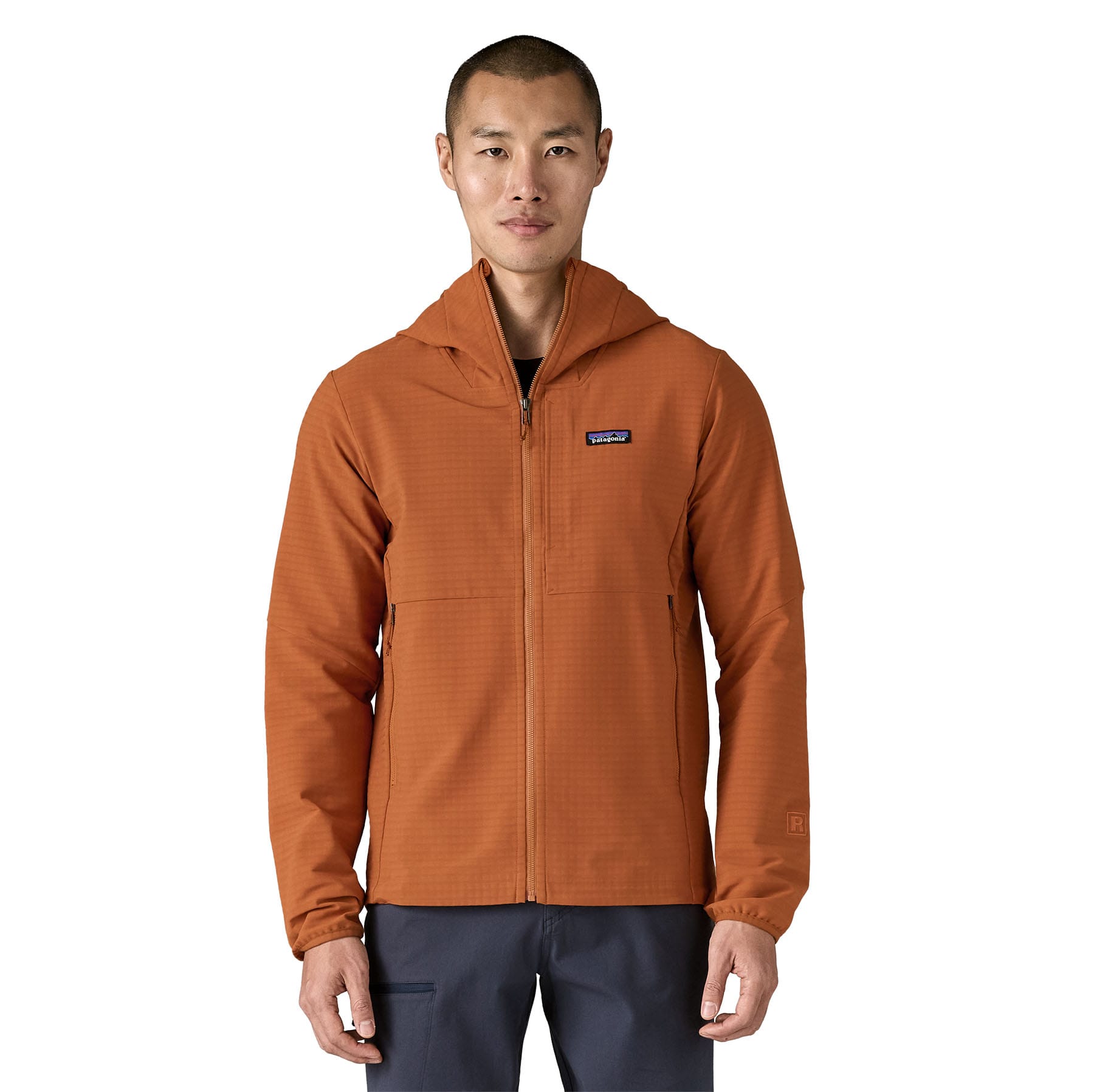 Men's R1 TechFace Hoody in Robin Brown | Patagonia Bend