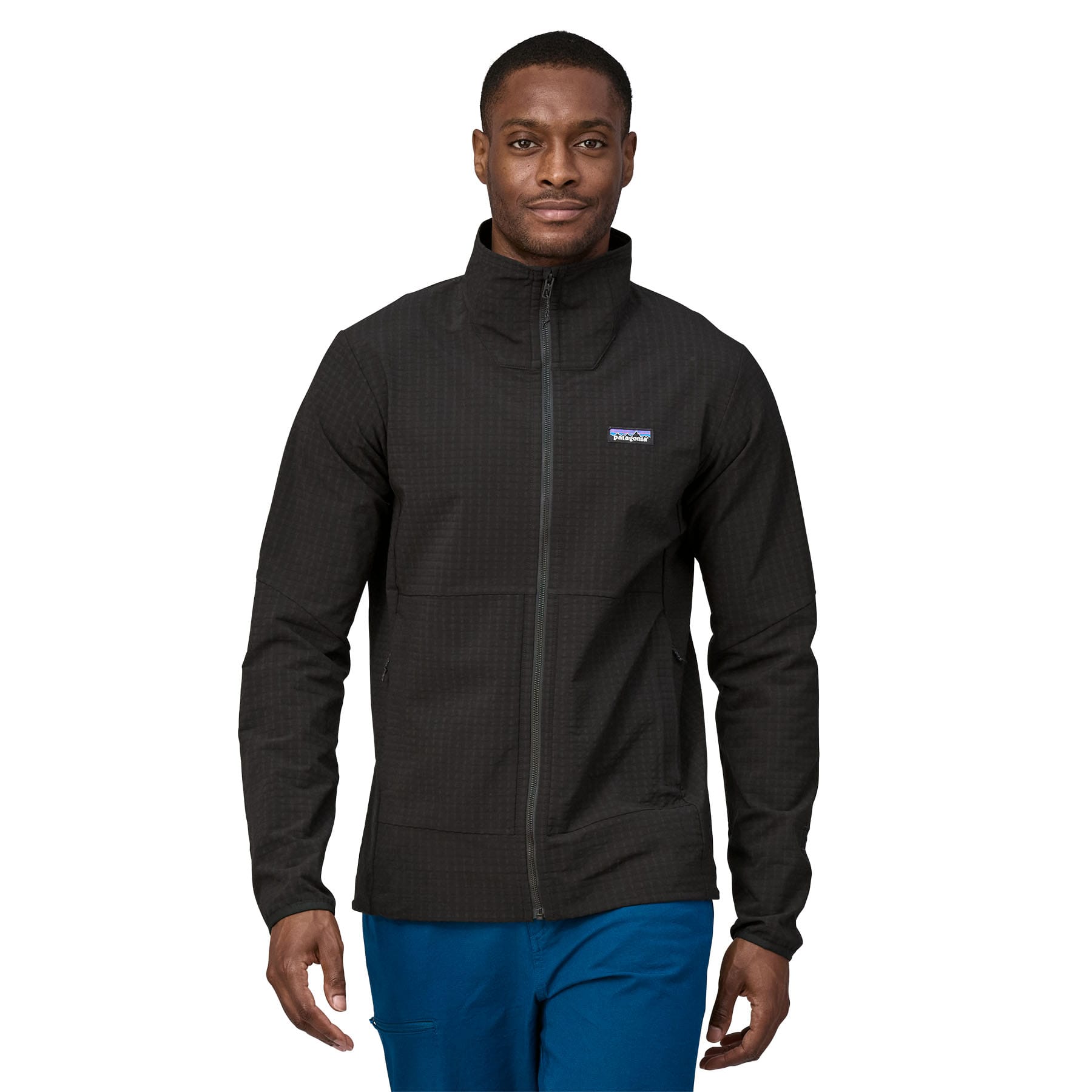 Men's R1 TechFace Jacket in Black | Patagonia Bend
