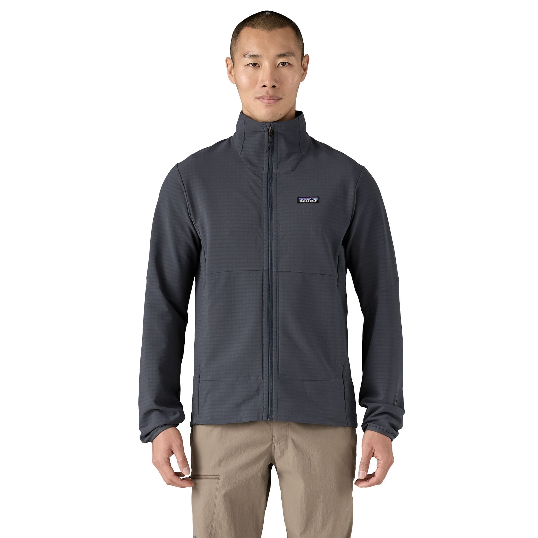Men's R1 TechFace Jacket in Smolder Blue | Patagonia Bend