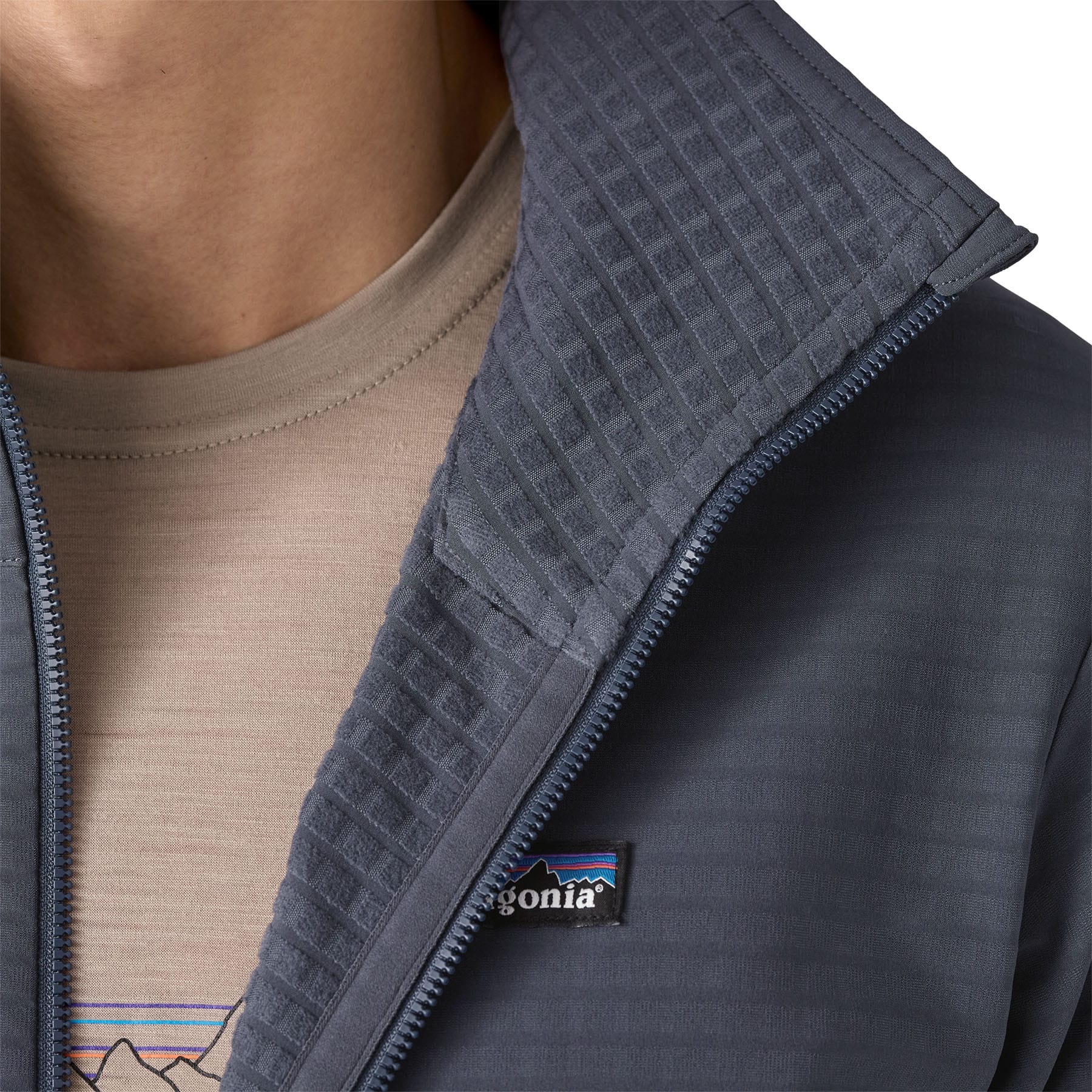 Men's R1 TechFace Jacket in Smolder Blue | Patagonia Bend