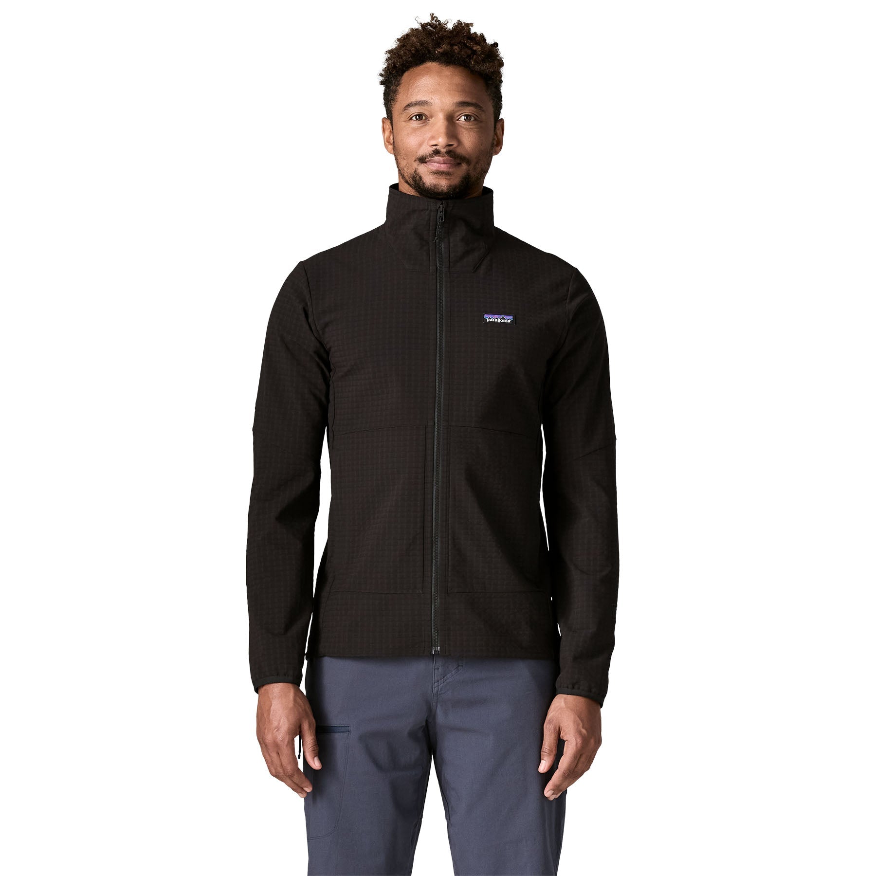 Men's R1® TechFace Jacket in Black | Patagonia Bend