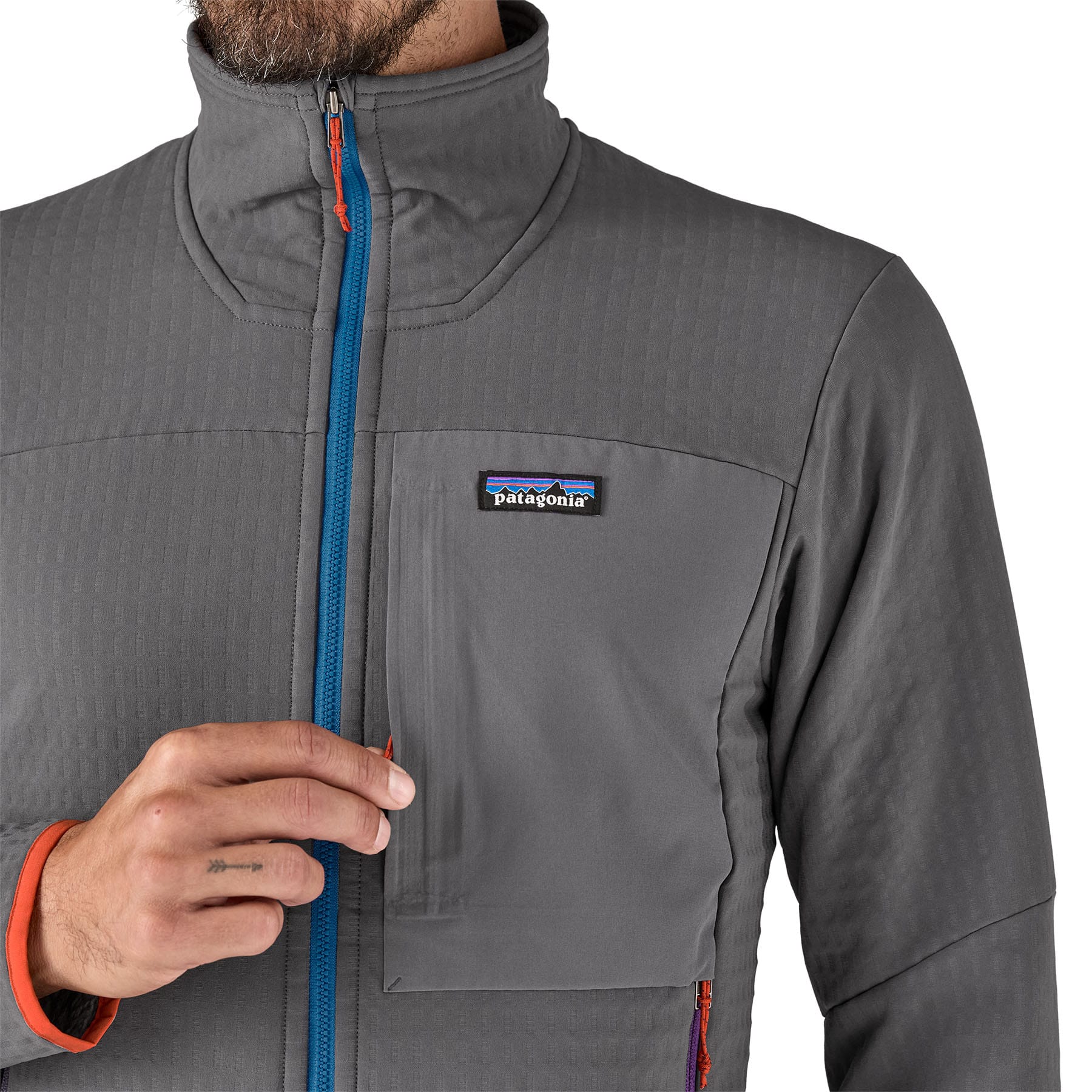 Men's R2® TechFace Jacket in Forge Grey | Patagonia Bend