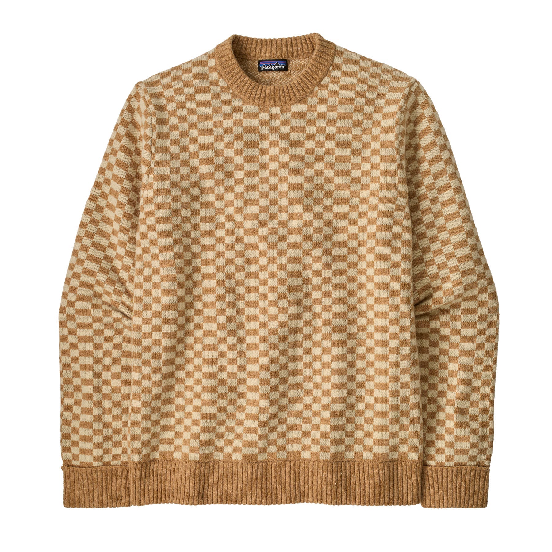 Men's Recycled Wool - Blend Sweater in Finned: Talon Gold | Patagonia Bend