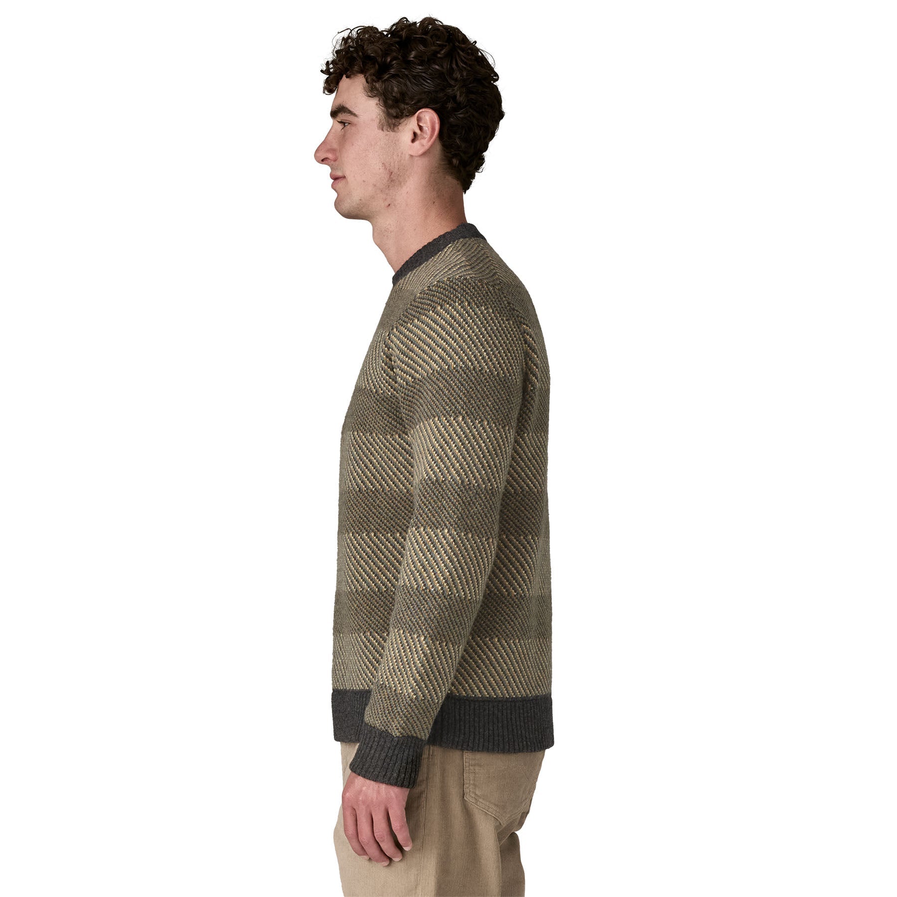 Men's Recycled Wool - Blend Sweater in Longshore: Forge Grey | Patagonia Bend