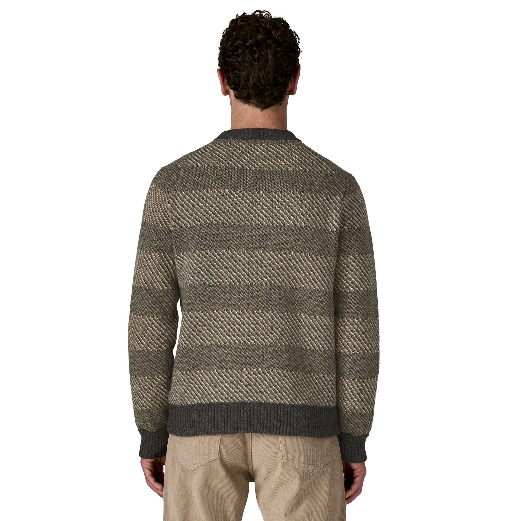 Men's Recycled Wool - Blend Sweater in Longshore: Forge Grey | Patagonia Bend