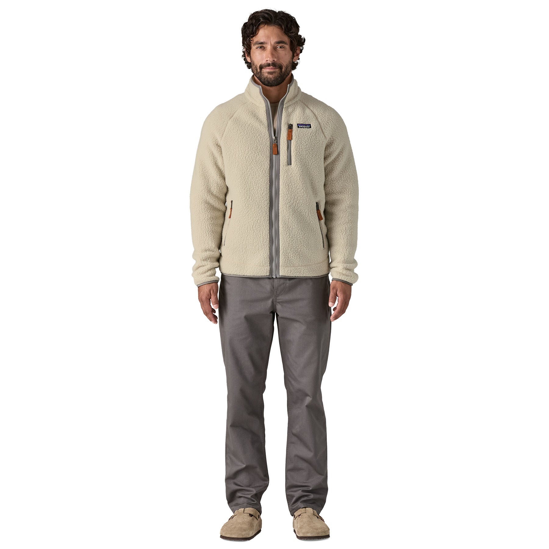 Men's Retro Pile Jacket in Pelican | Patagonia Bend