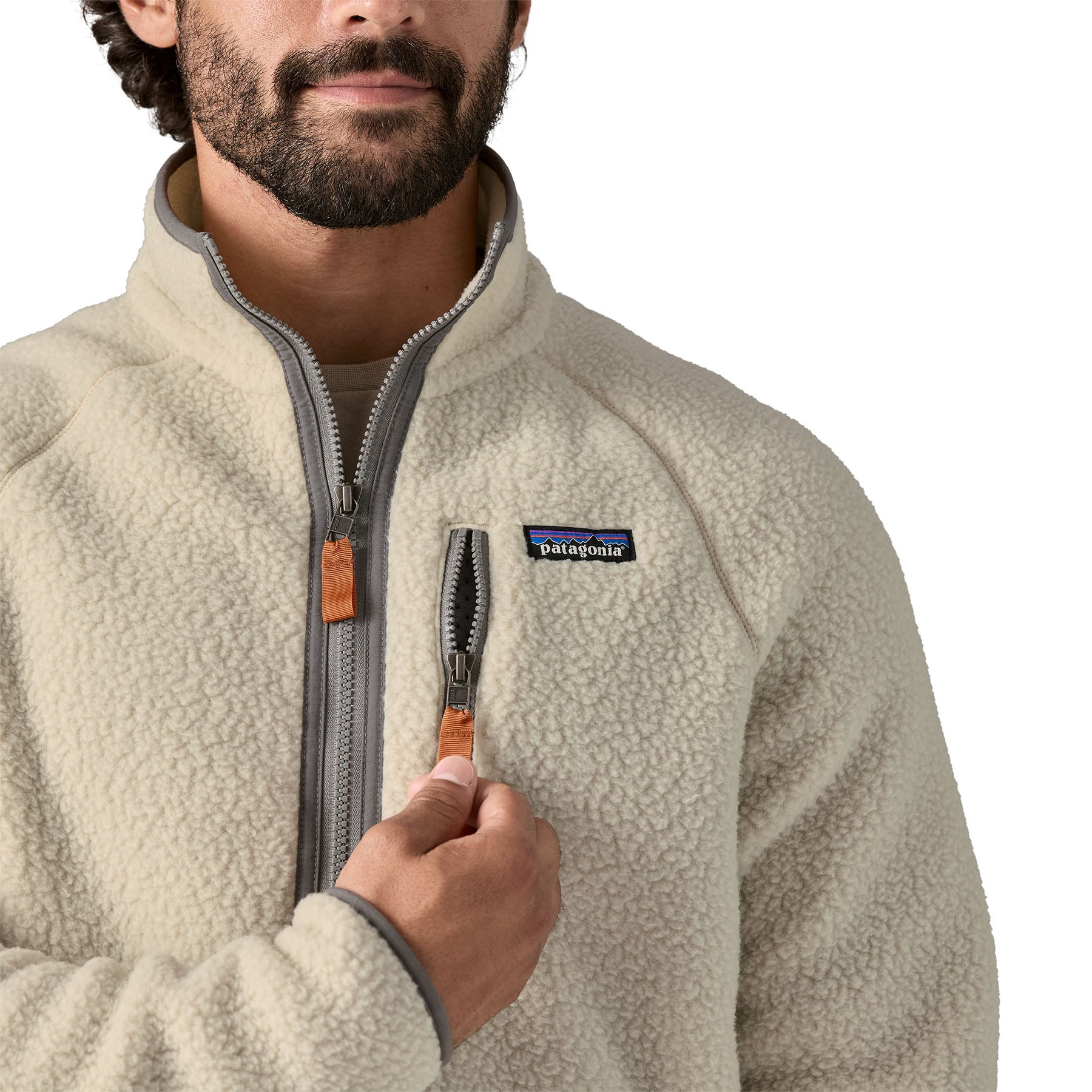 Men's Retro Pile Jacket in Pelican | Patagonia Bend
