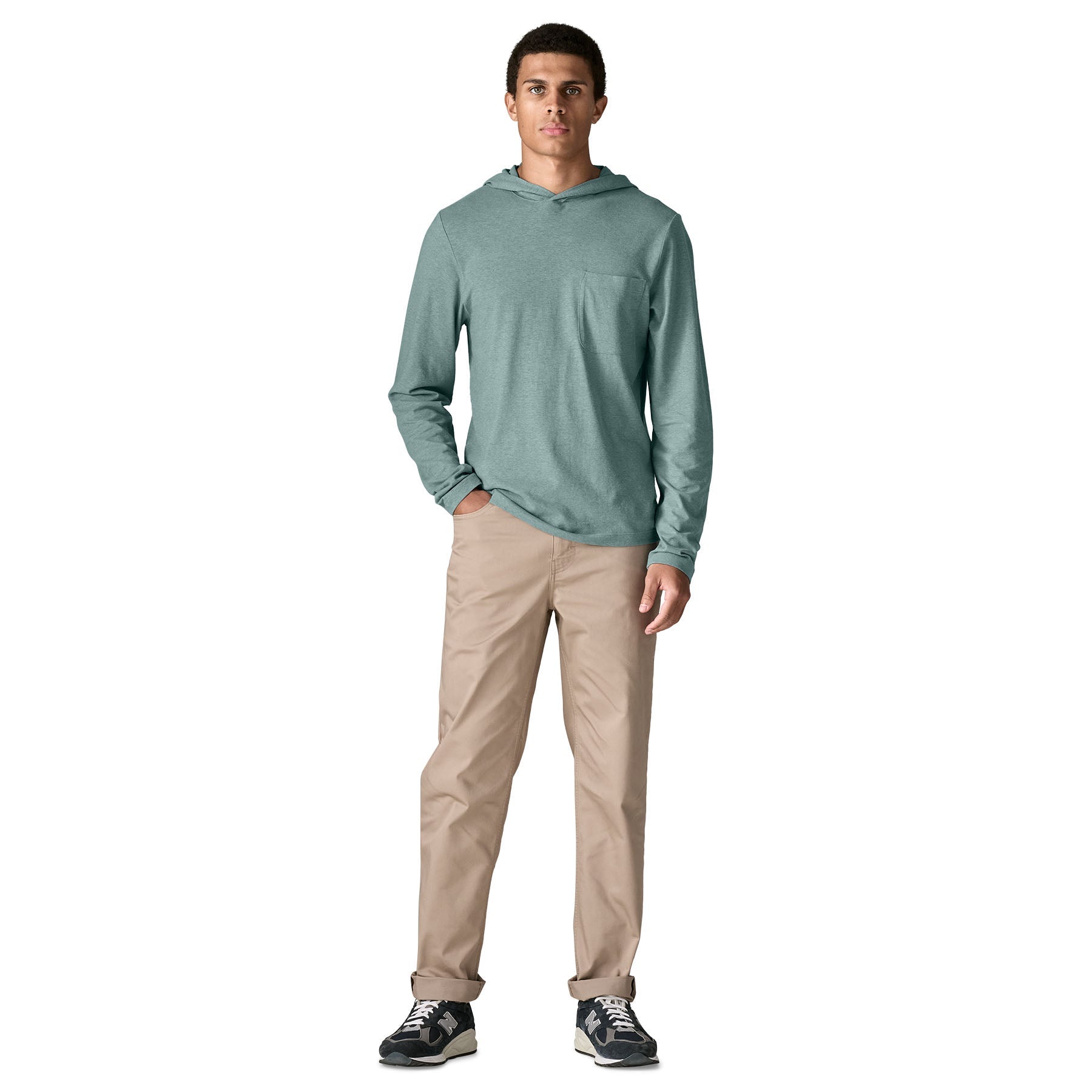 Men's Trail Harbor Hoody in Birch White | Patagonia Bend