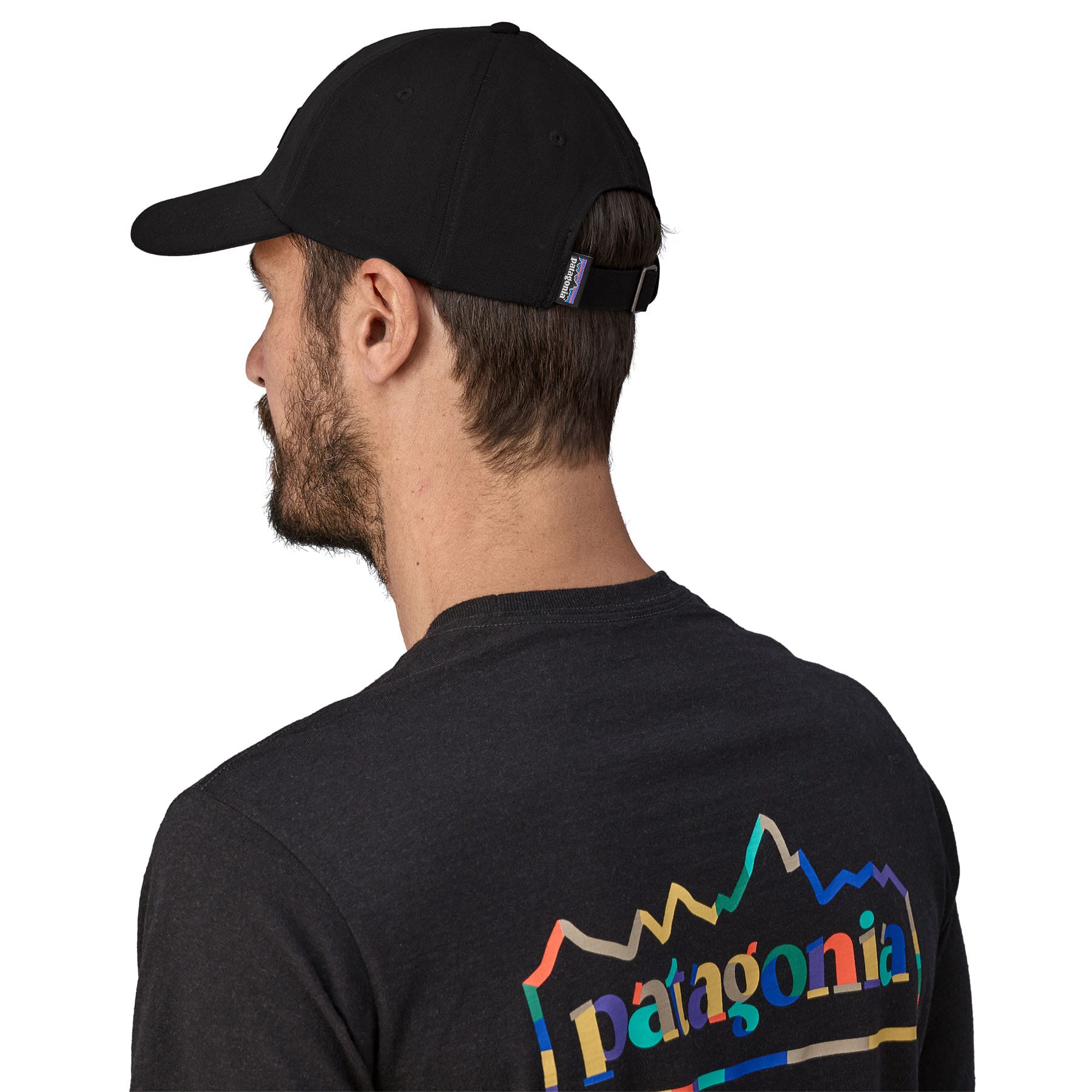 P - 6 Label Trad Cap in Black | Patagonia Bend