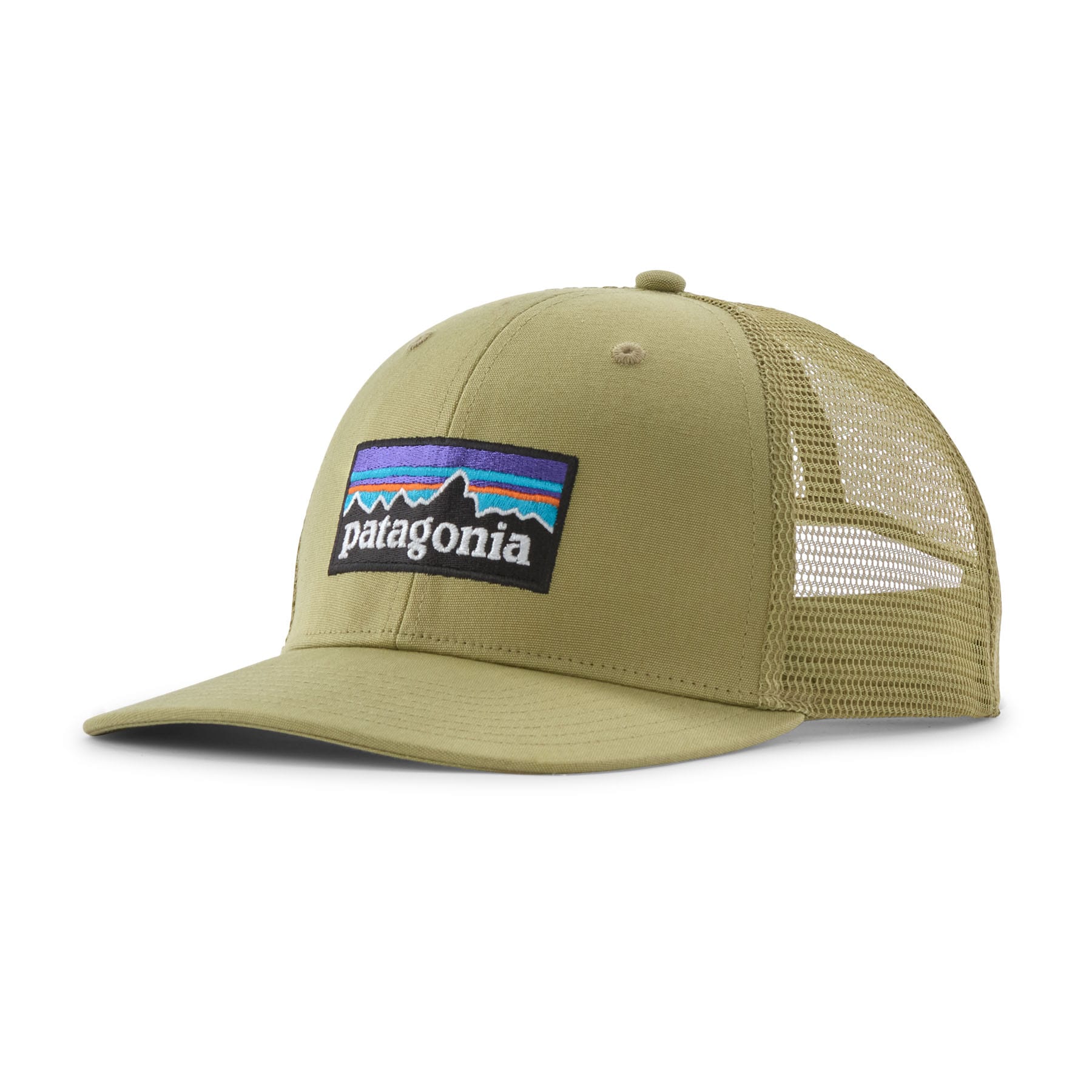 P - 6 Logo Trucker Hat in Gumtree Green | Patagonia Bend