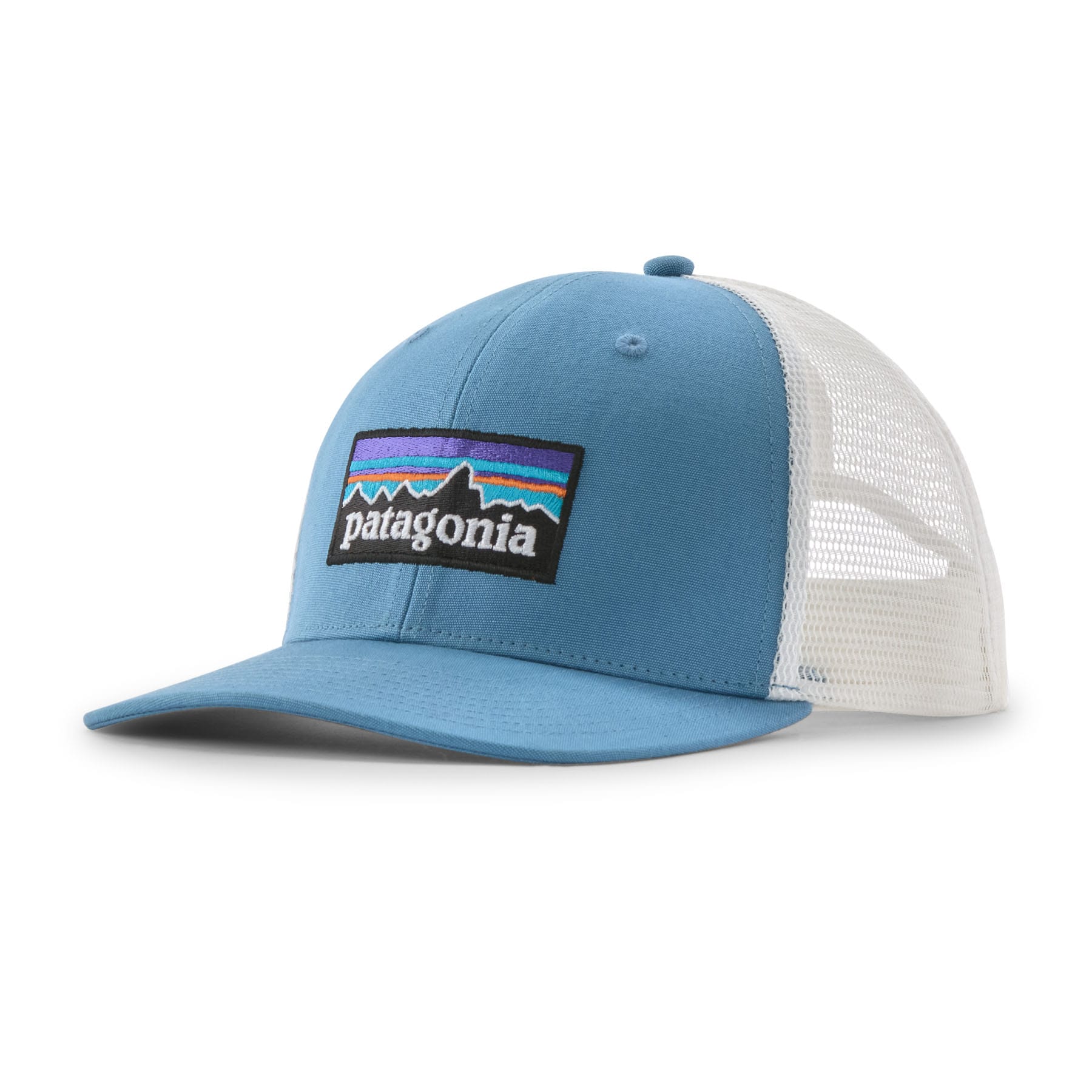 P - 6 Logo Trucker Hat in Shore Blue | Patagonia Bend