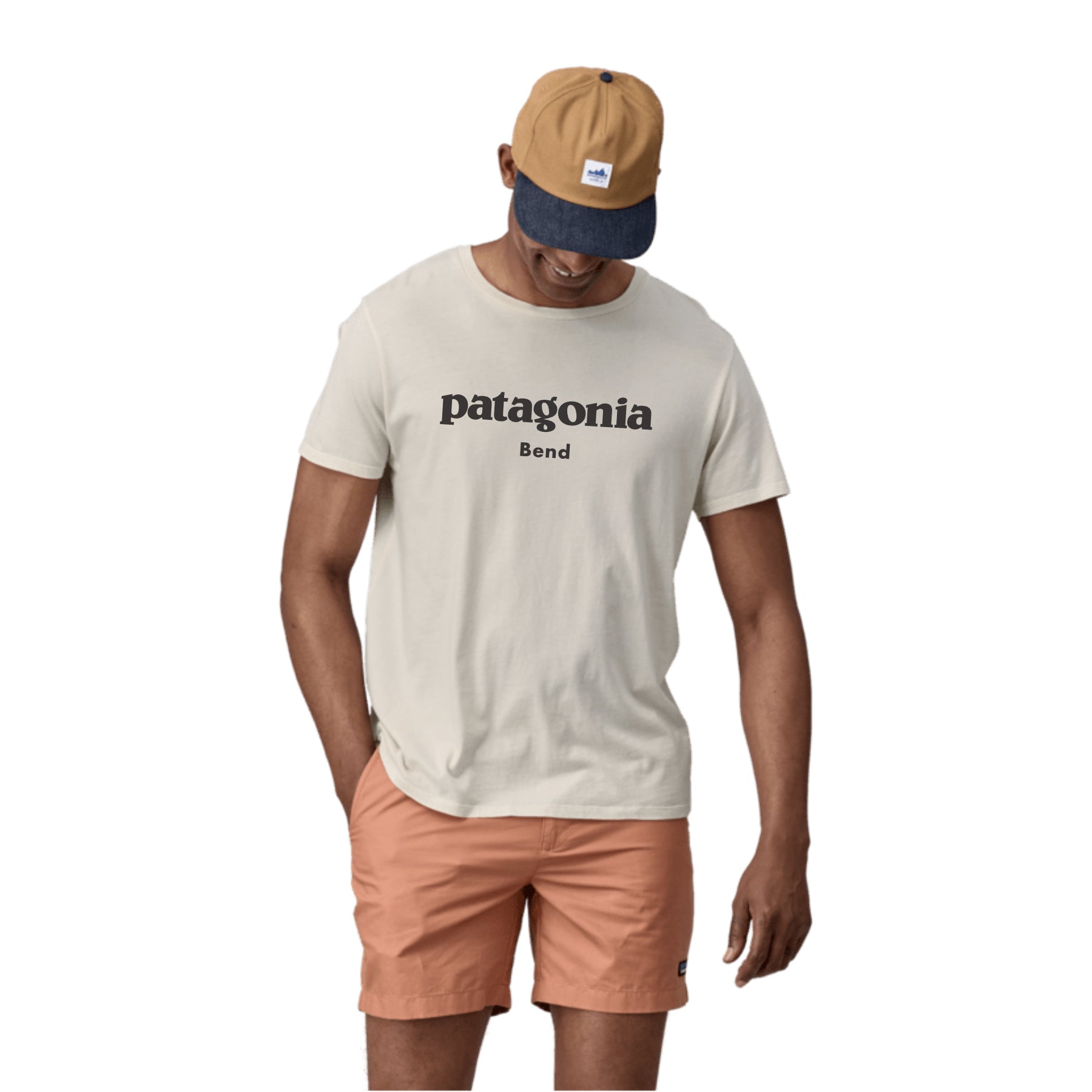 Patagonia Bend Daily Graphic Tee in Birch White | Patagonia Bend
