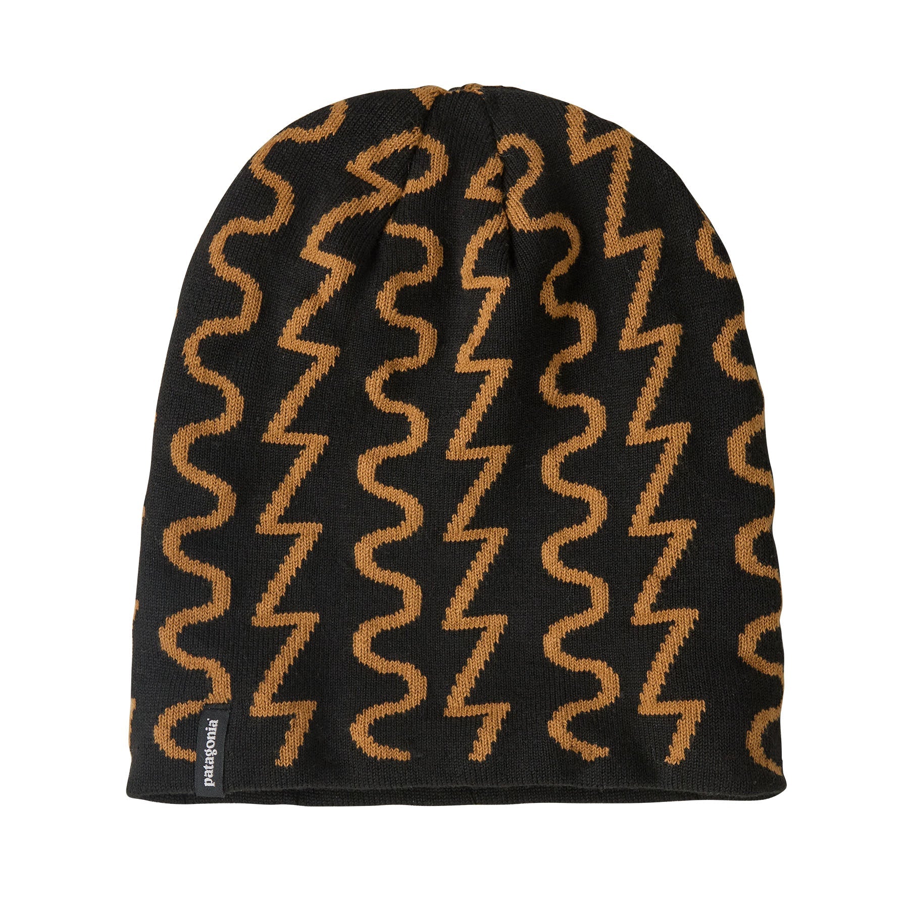 PowSlayer Beanie in Fresh Tracks: Black | Patagonia Bend