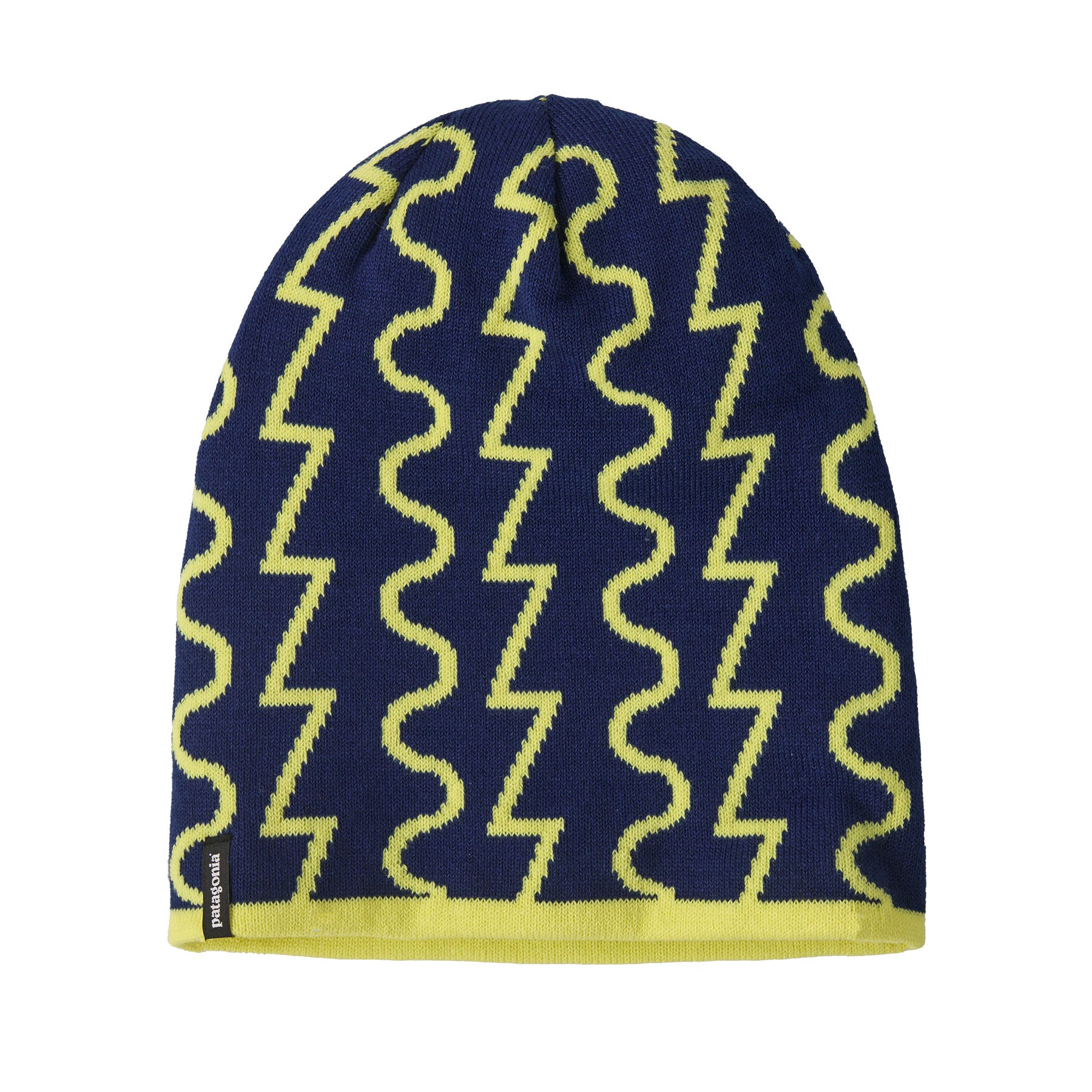 PowSlayer Beanie in Fresh Tracks: Clement Blue | Patagonia Bend
