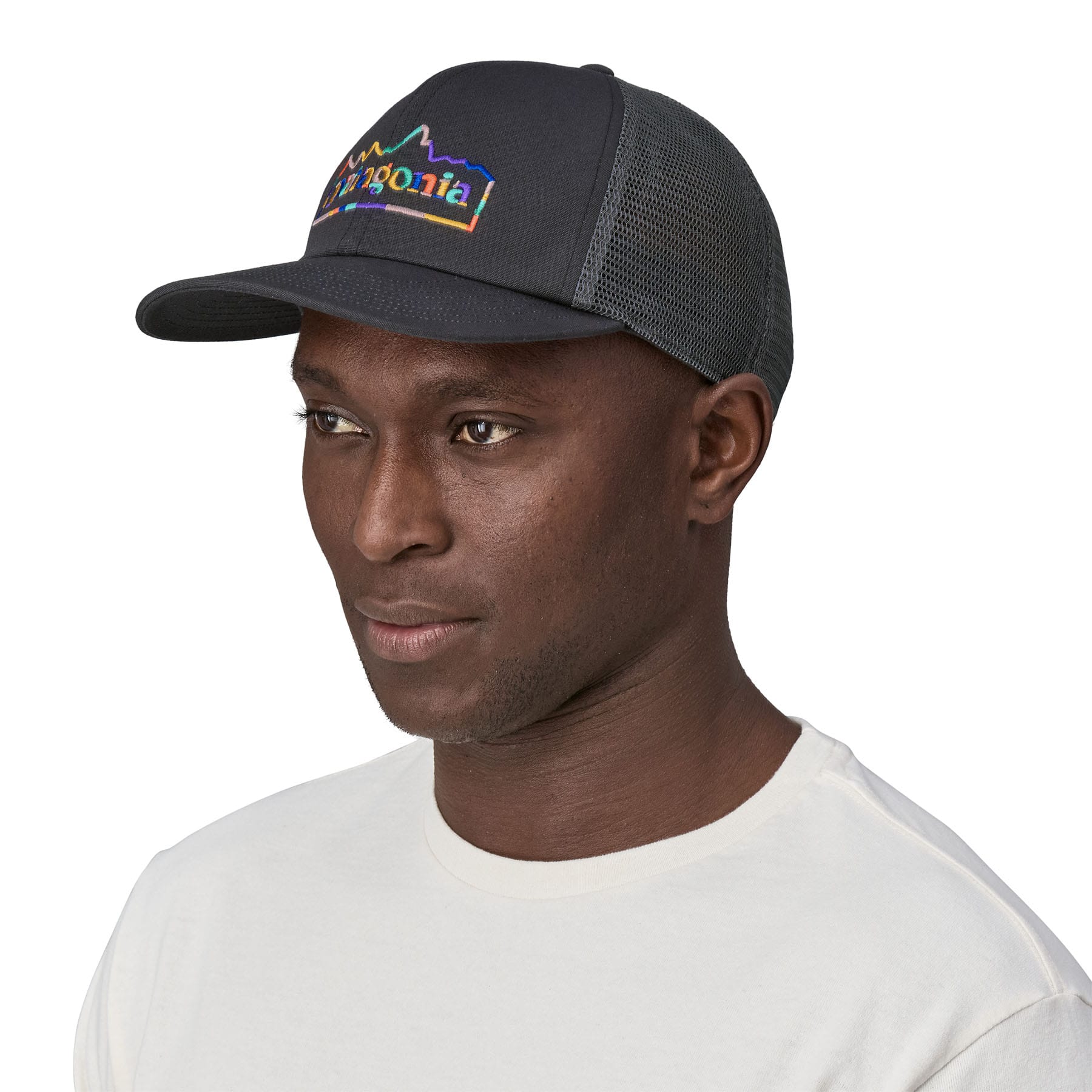 Relaxed Trucker Hat in Unity Fitz: Ink Black | Patagonia Bend