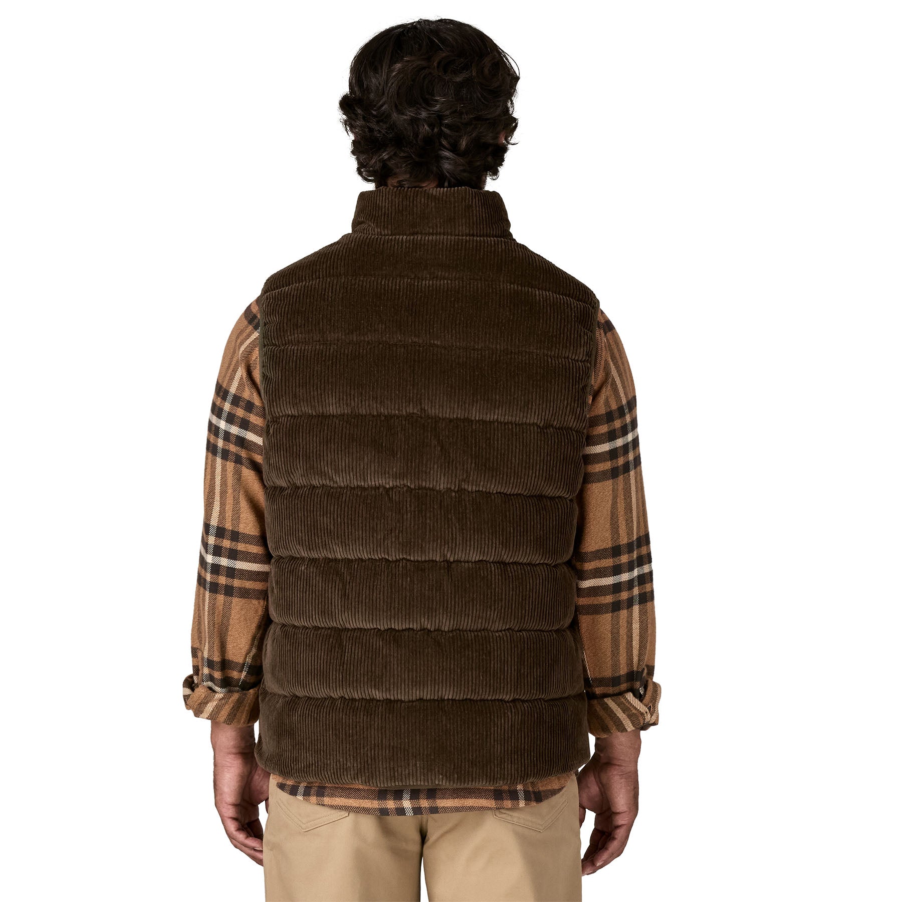 Reversible Cotton Down Vest in Marlow Brown | Patagonia Bend