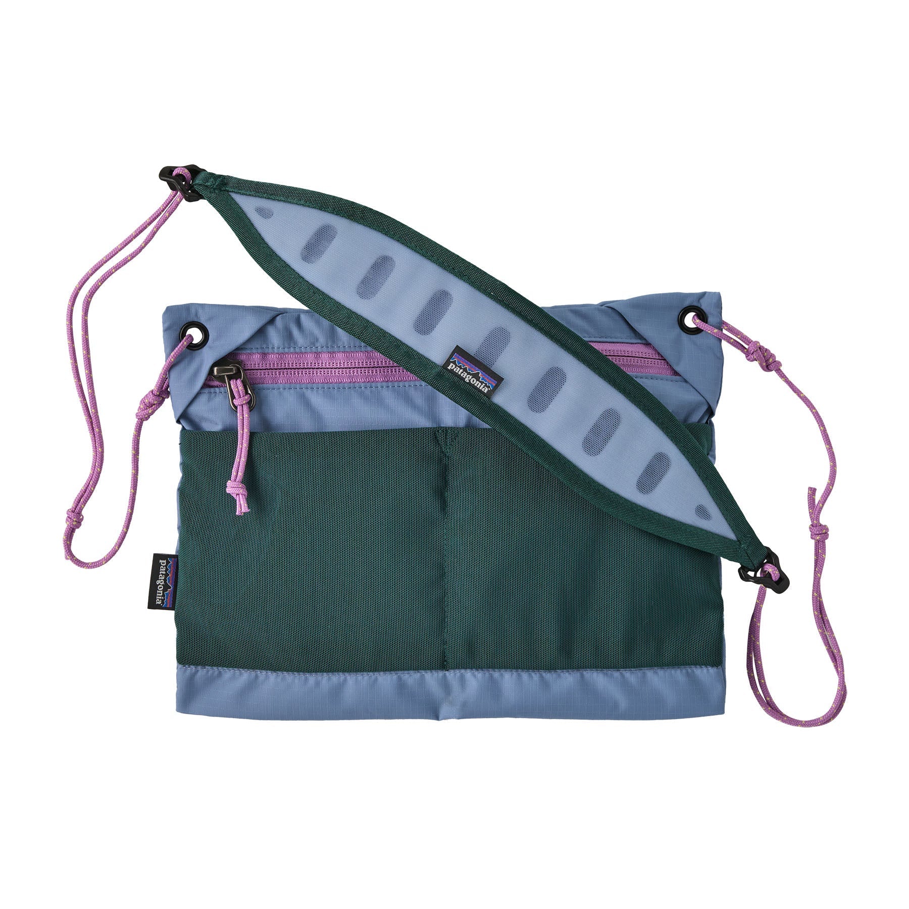 Terravia Sacoche in Patchwork: Barnacle Blue | Patagonia Bend