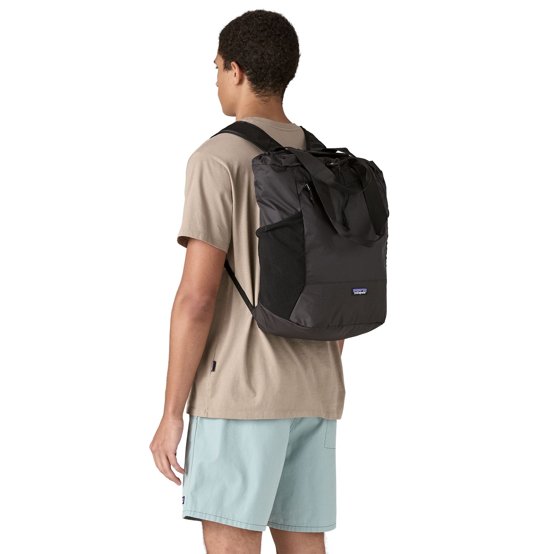 Terravia Tote Pack in Black | Patagonia Bend
