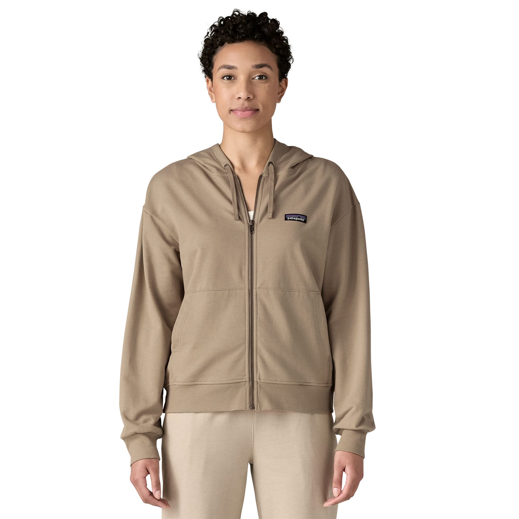 Women's Ahnya Full - Zip Hoody in Seabird Grey | Patagonia Bend