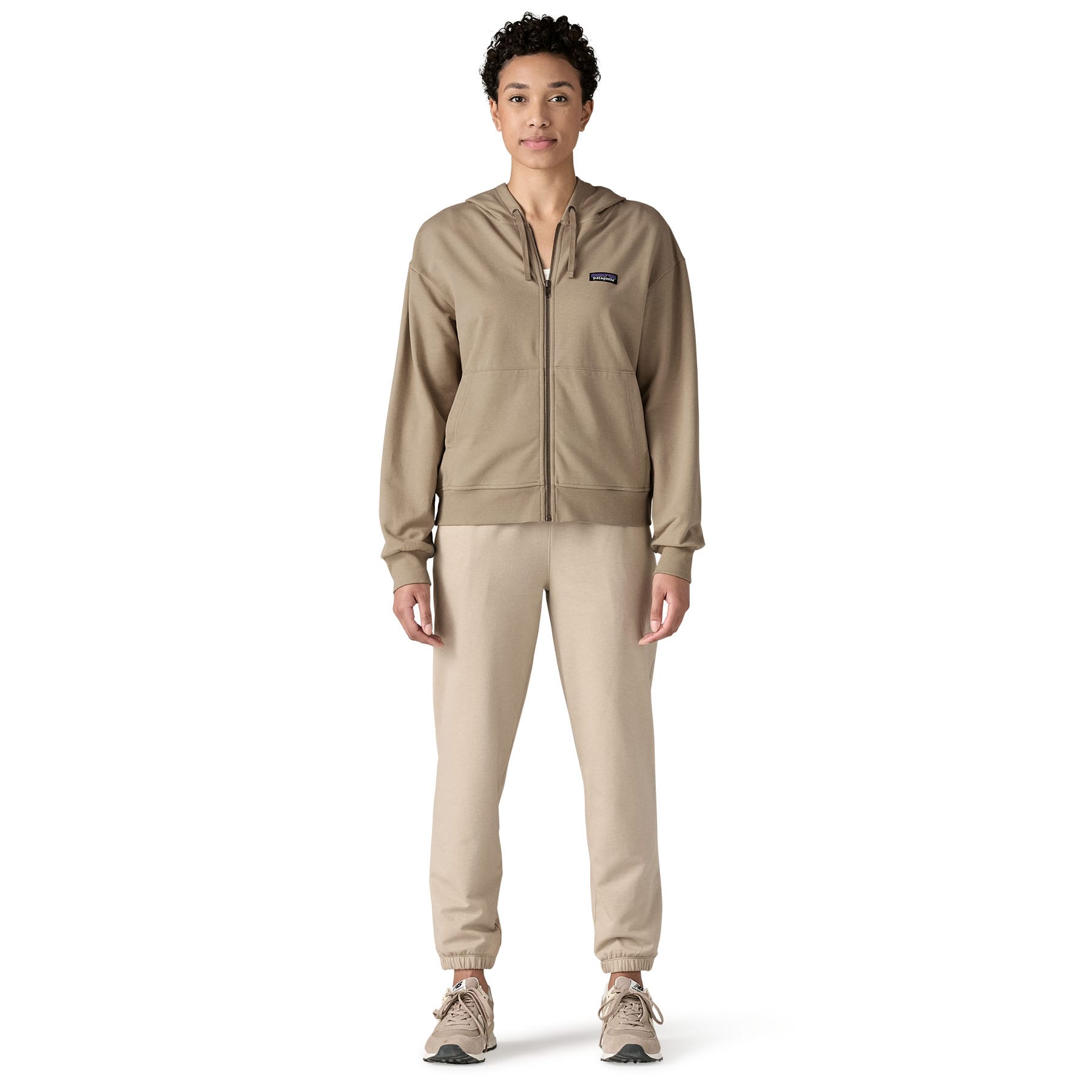 Women's Ahnya Full - Zip Hoody in Seabird Grey | Patagonia Bend