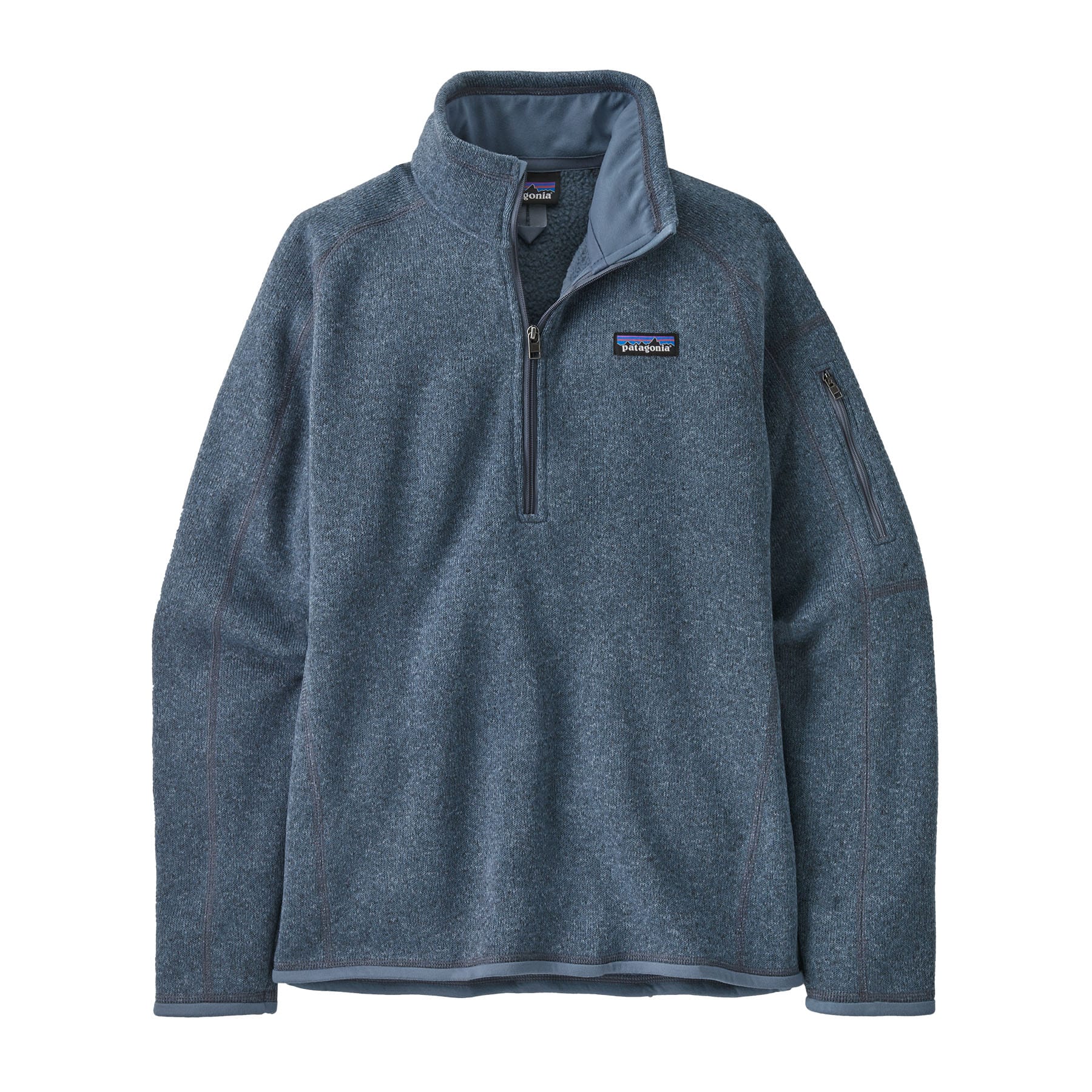 Women's Better Sweater 1/4 Zip in Utility Blue | Patagonia Bend