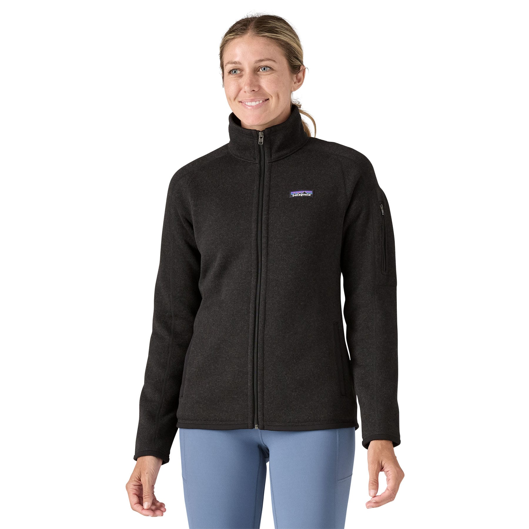 Women's Better Sweater Jacket in Black | Patagonia Bend
