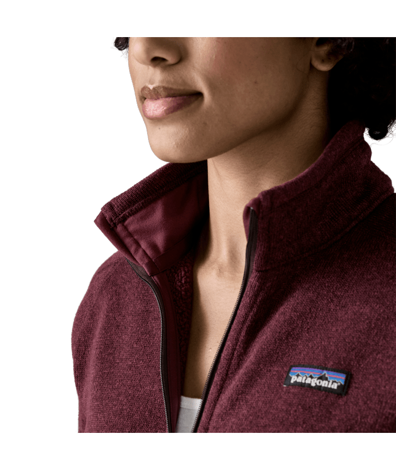 Women's Better Sweater Jacket in Berry Fig | Photo 2 | Patagonia Bend