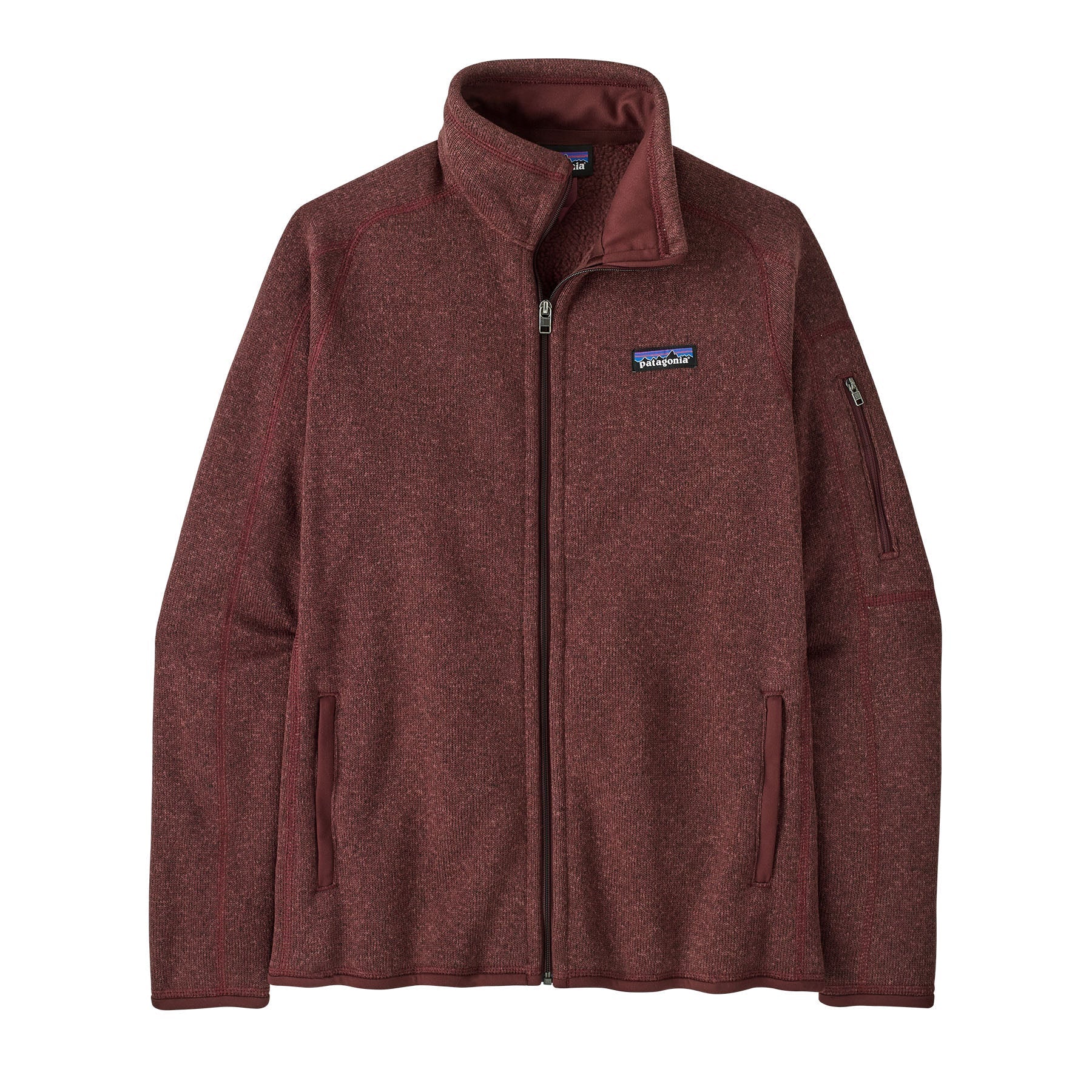 Women's Better Sweater Jacket in DARK RUBY | Patagonia Bend
