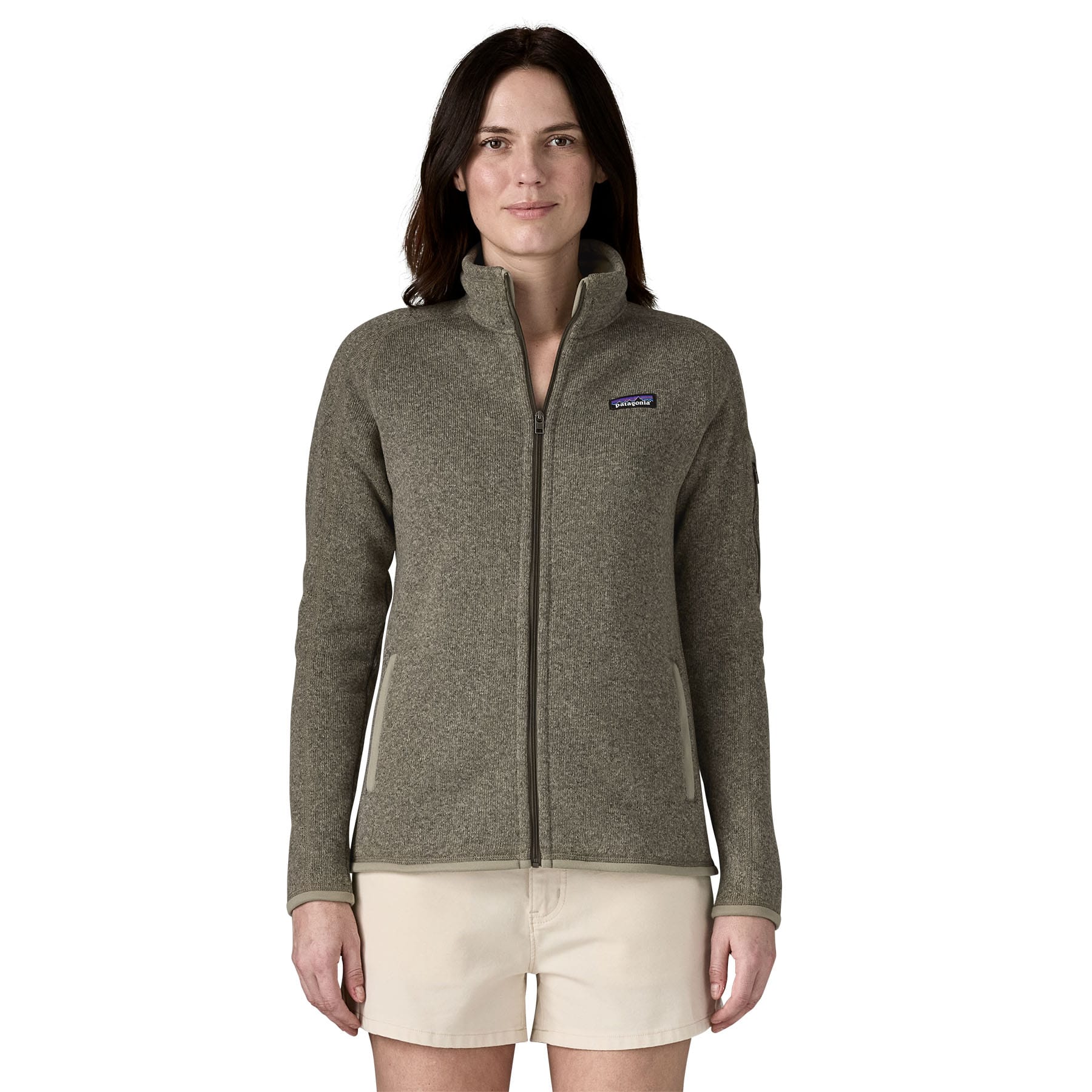 Women's Better Sweater Jacket in Fleck Blue | Patagonia Bend