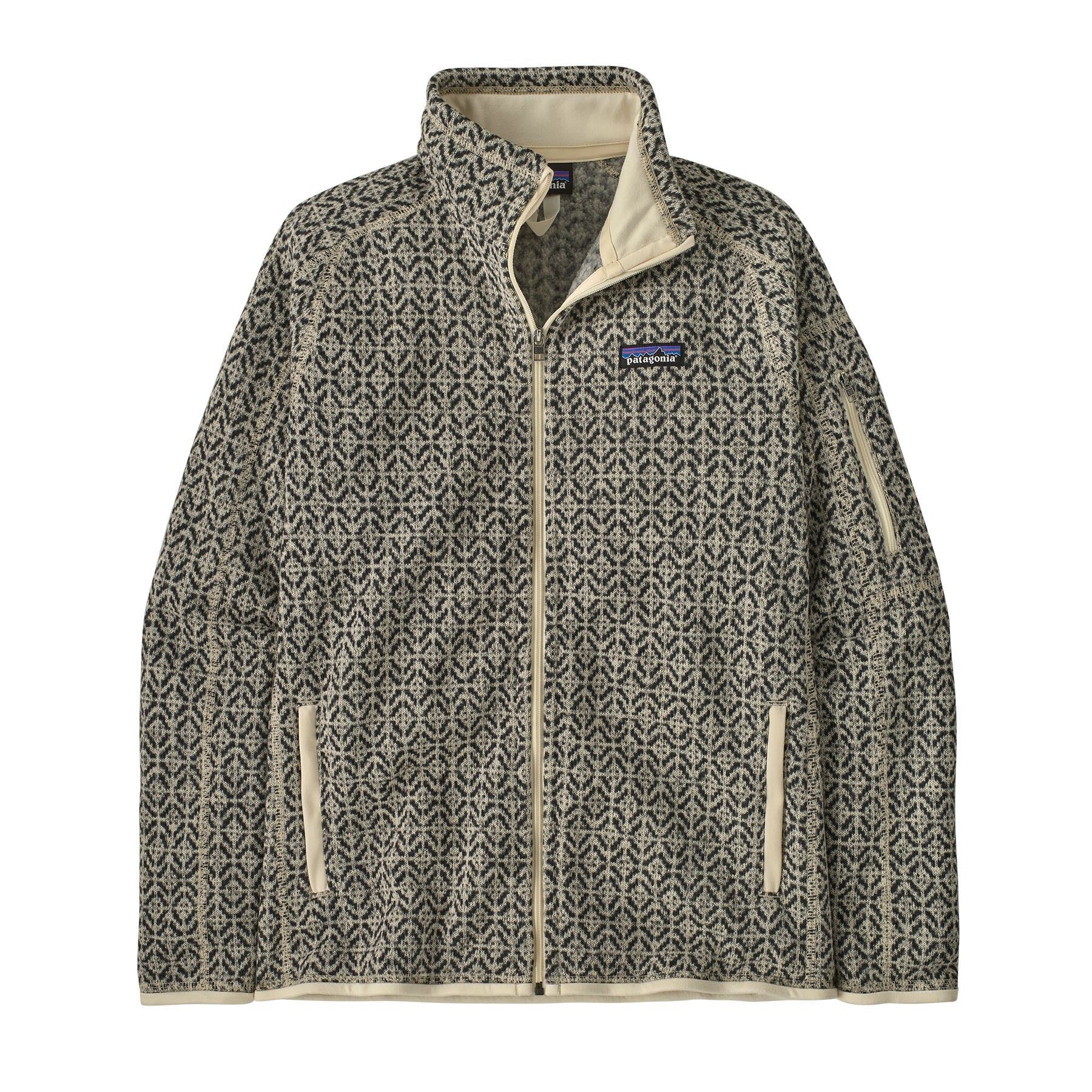 Women's Better Sweater Jacket in Scales: Natural | Patagonia Bend