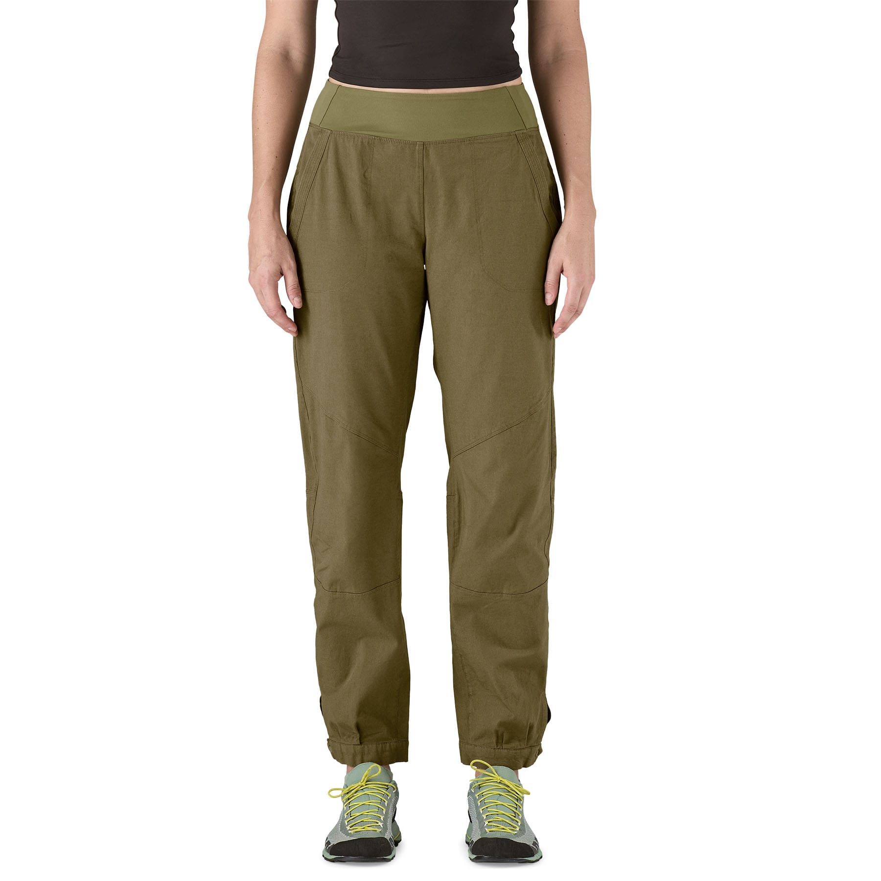 Women's Caliza Rock Pants - Regular in Tent Green | Patagonia Bend
