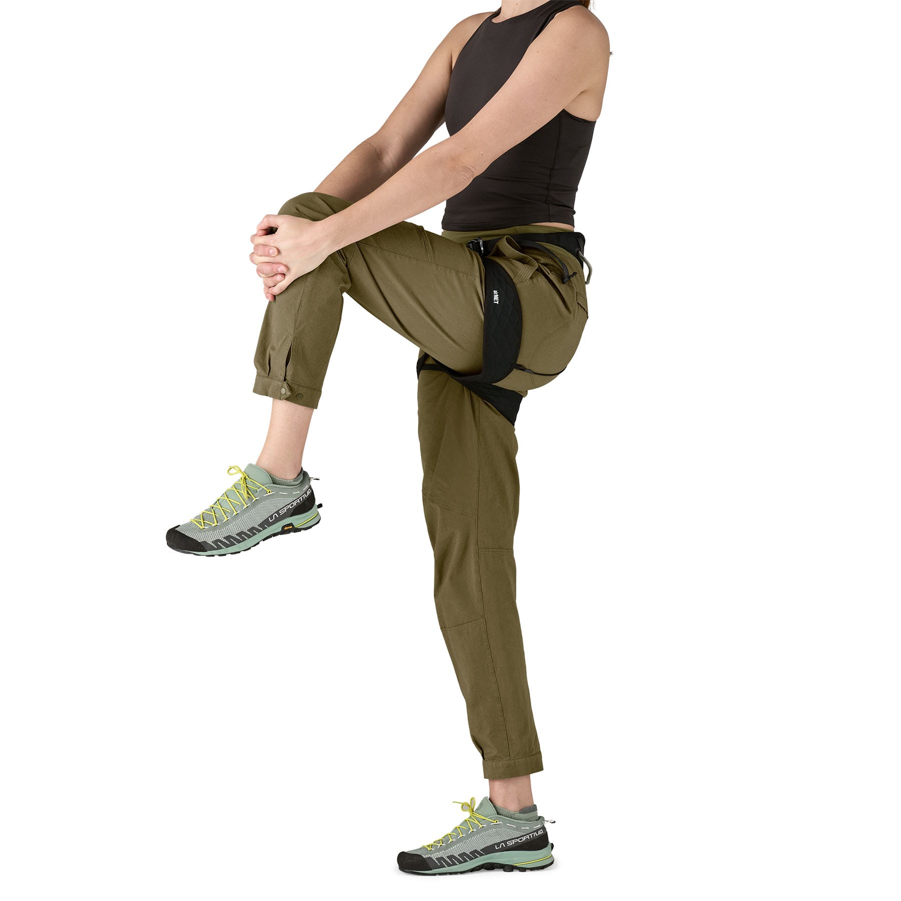 Women's Caliza Rock Pants - Regular in Tent Green | Patagonia Bend