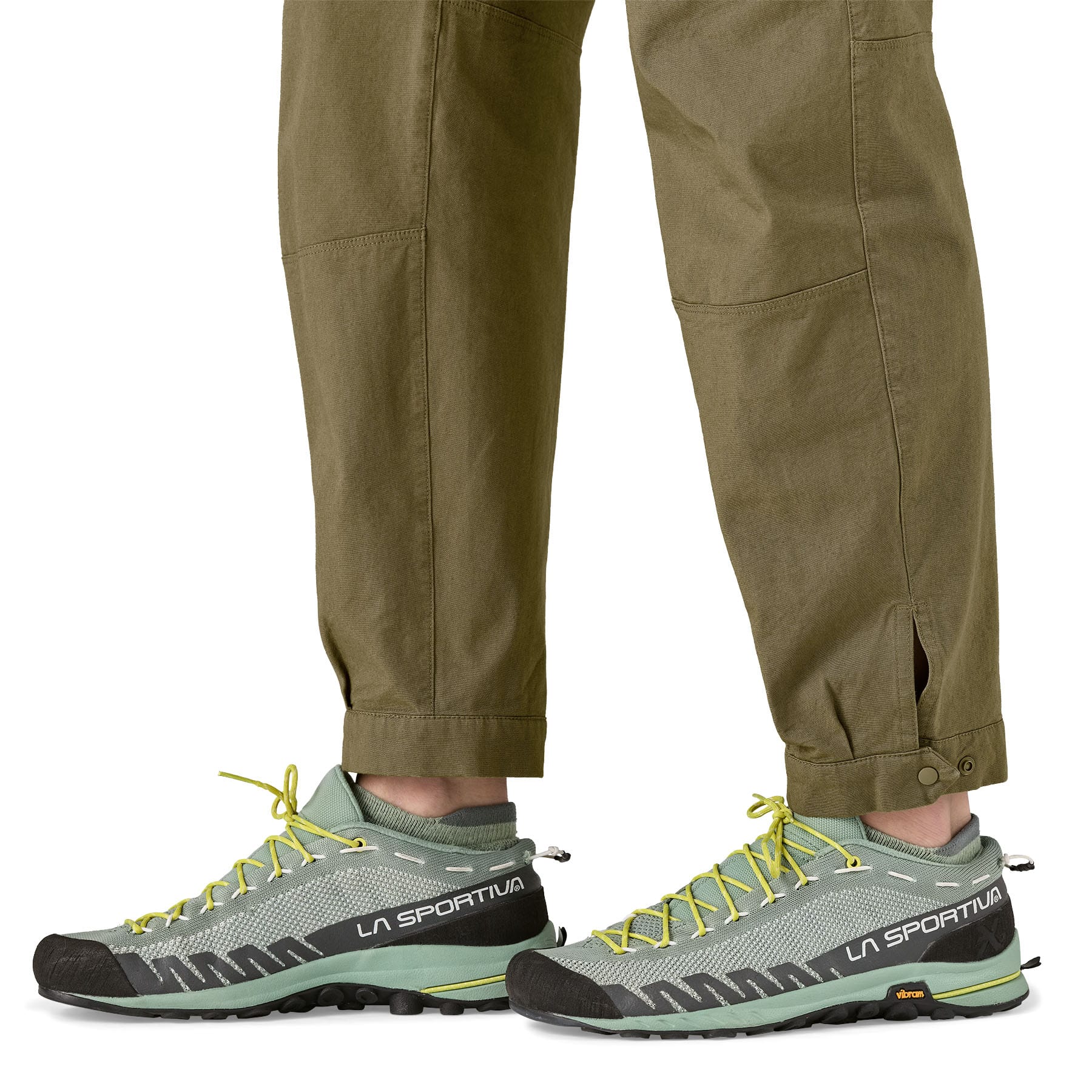 Women's Caliza Rock Pants - Regular in Tent Green | Patagonia Bend
