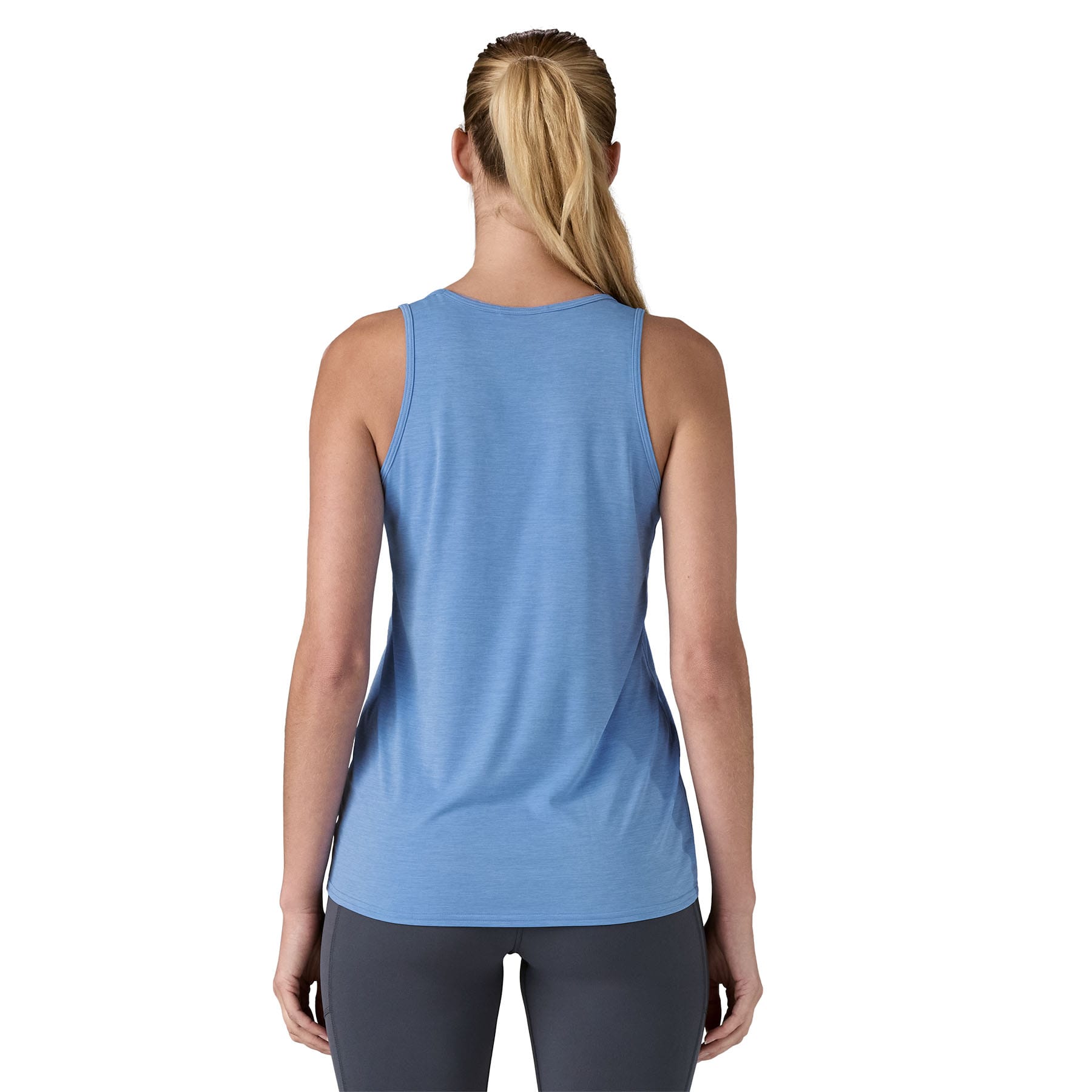 Women's Capilene® Cool Daily Graphic Tank - Patagonia Bend in Abundant Blue - Light Abundant Blue X - Dye | Patagonia Bend