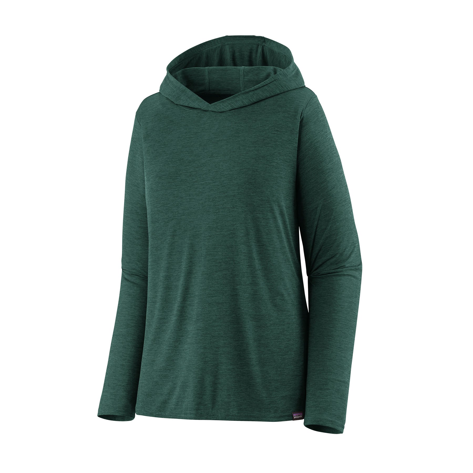 Women's Capilene Cool Daily Hoody in Cascade Green - Light Cascade Green X - Dye | Patagonia Bend