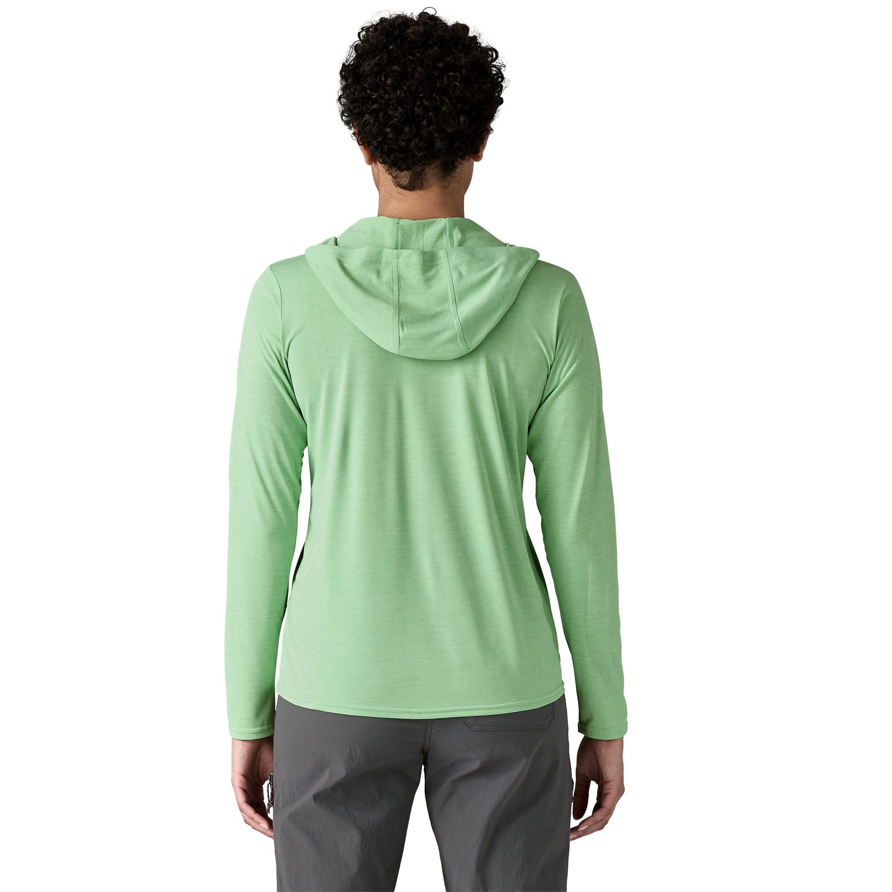 Women's Capilene® Cool Daily Hoody in Rinsed Green - Dark Rinsed Green X - Dye | Patagonia Bend