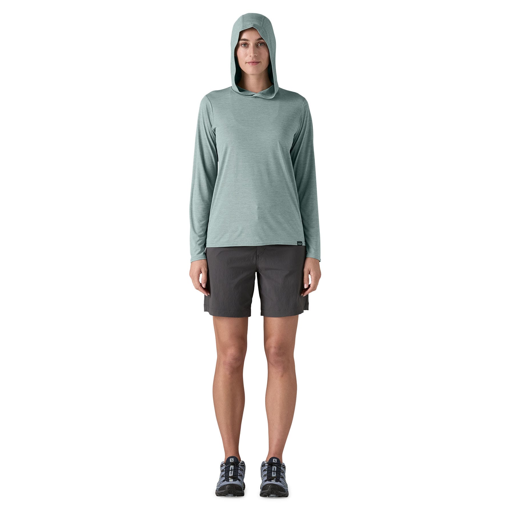 Women's Capilene® Cool Daily Hoody in Thermal Blue - Light Thermal Blue X - Dye | Patagonia Bend