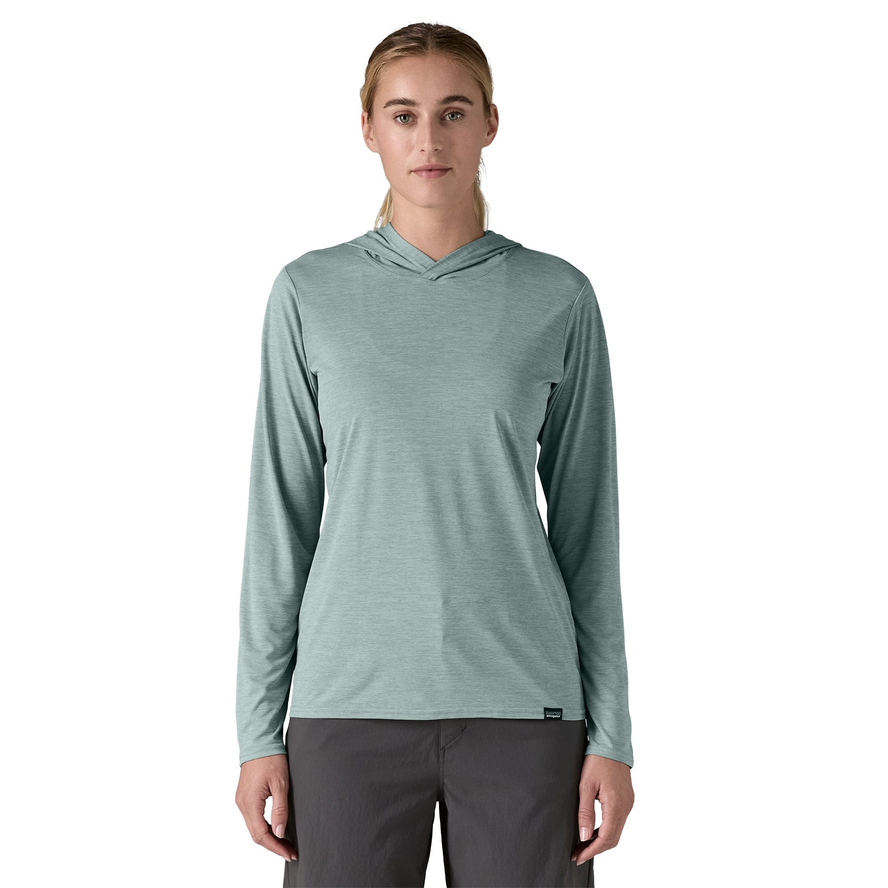 Women's Capilene® Cool Daily Hoody in Thermal Blue - Light Thermal Blue X - Dye | Patagonia Bend