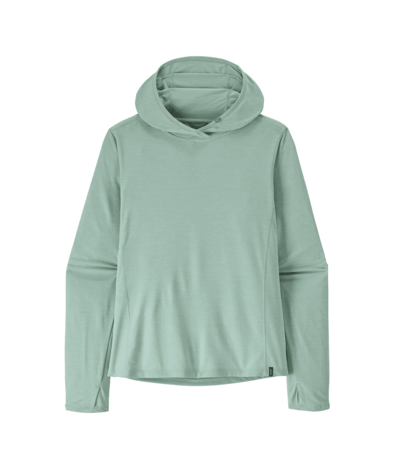 Women's Capilene® Cool Sun Hoody in Thermal Blue - Thin Ice X-Dye | Patagonia Bend