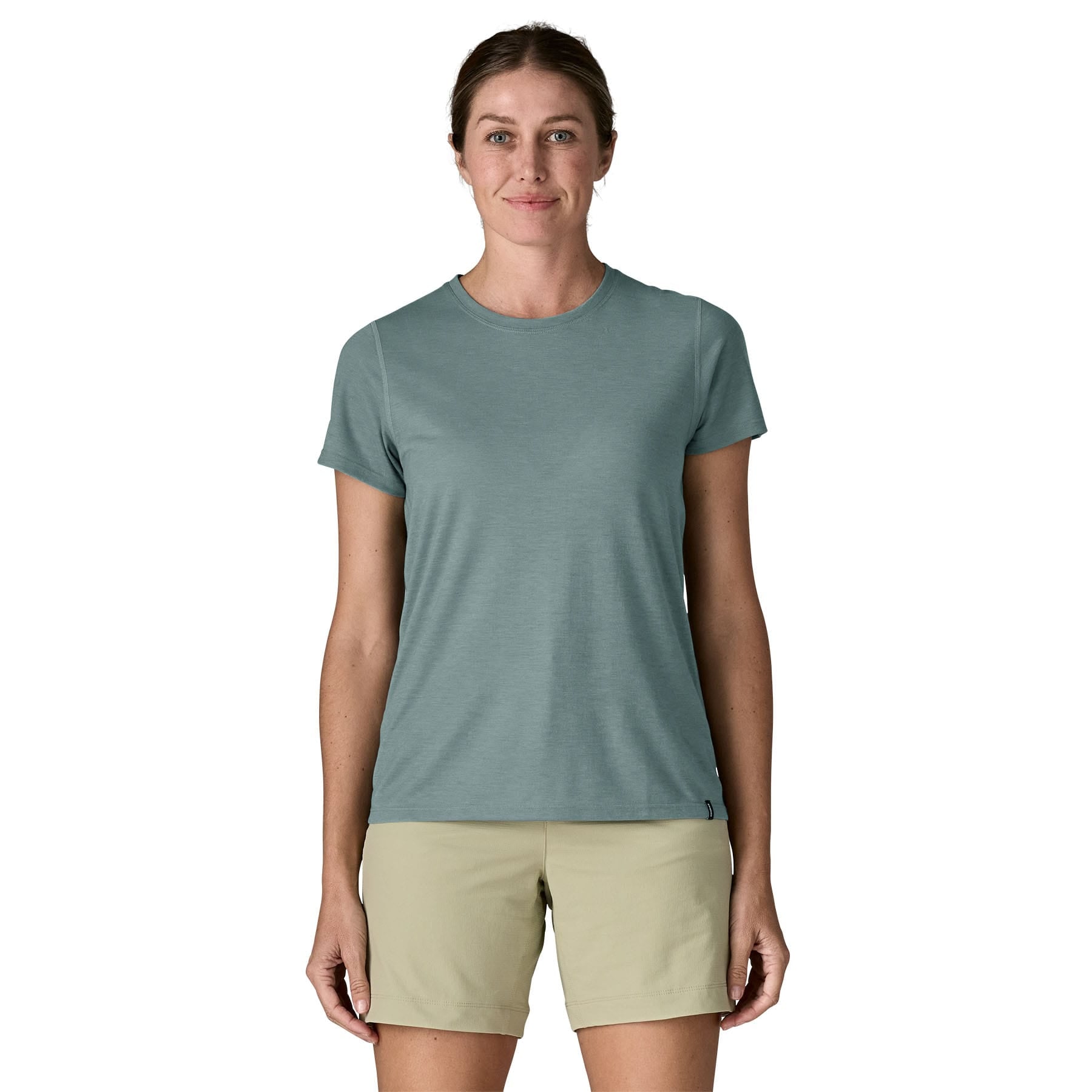 Women's Capilene® Cool Trail Shirt in Blue Sage | Patagonia Bend