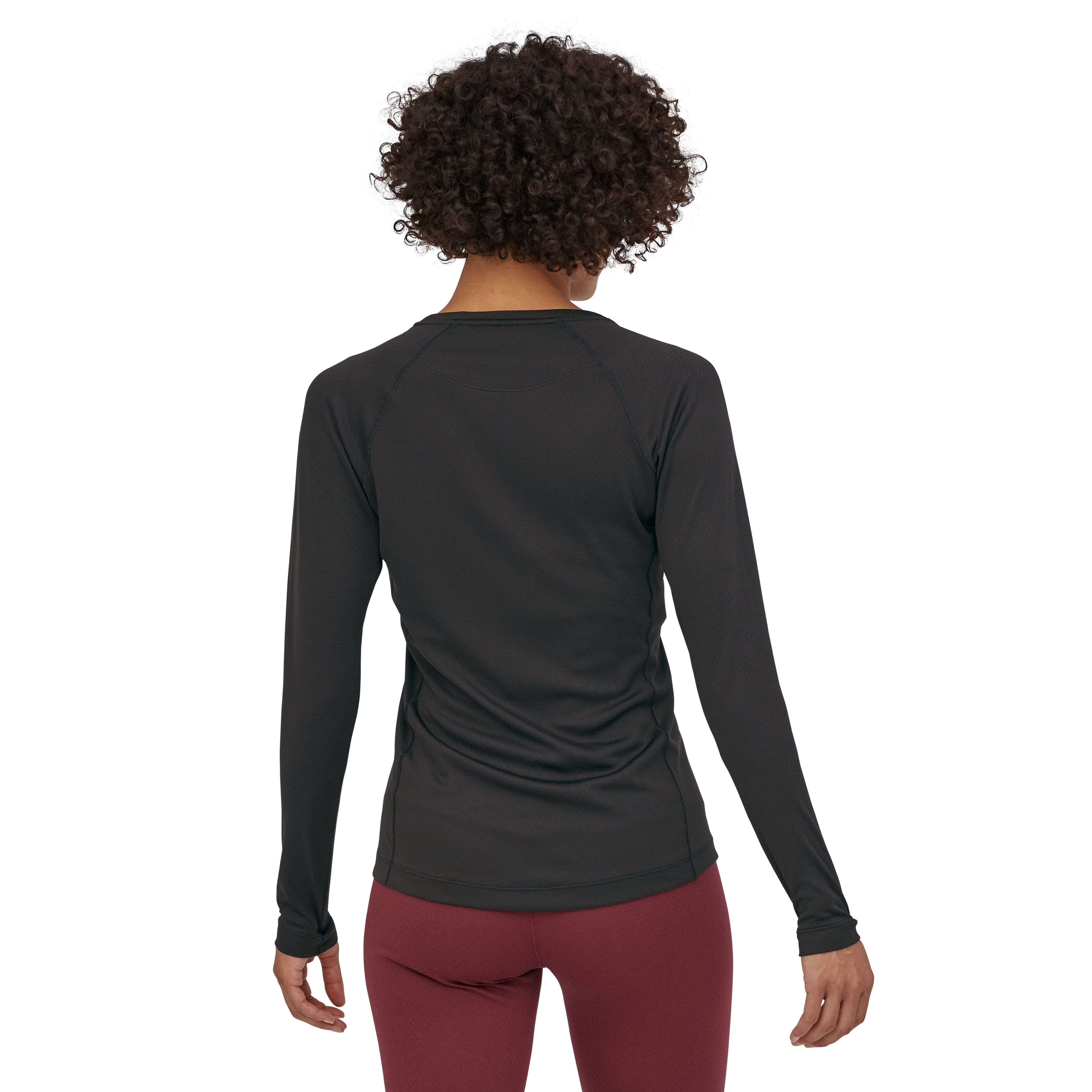 Women's Capilene® Midweight Crew in Black | Patagonia Bend