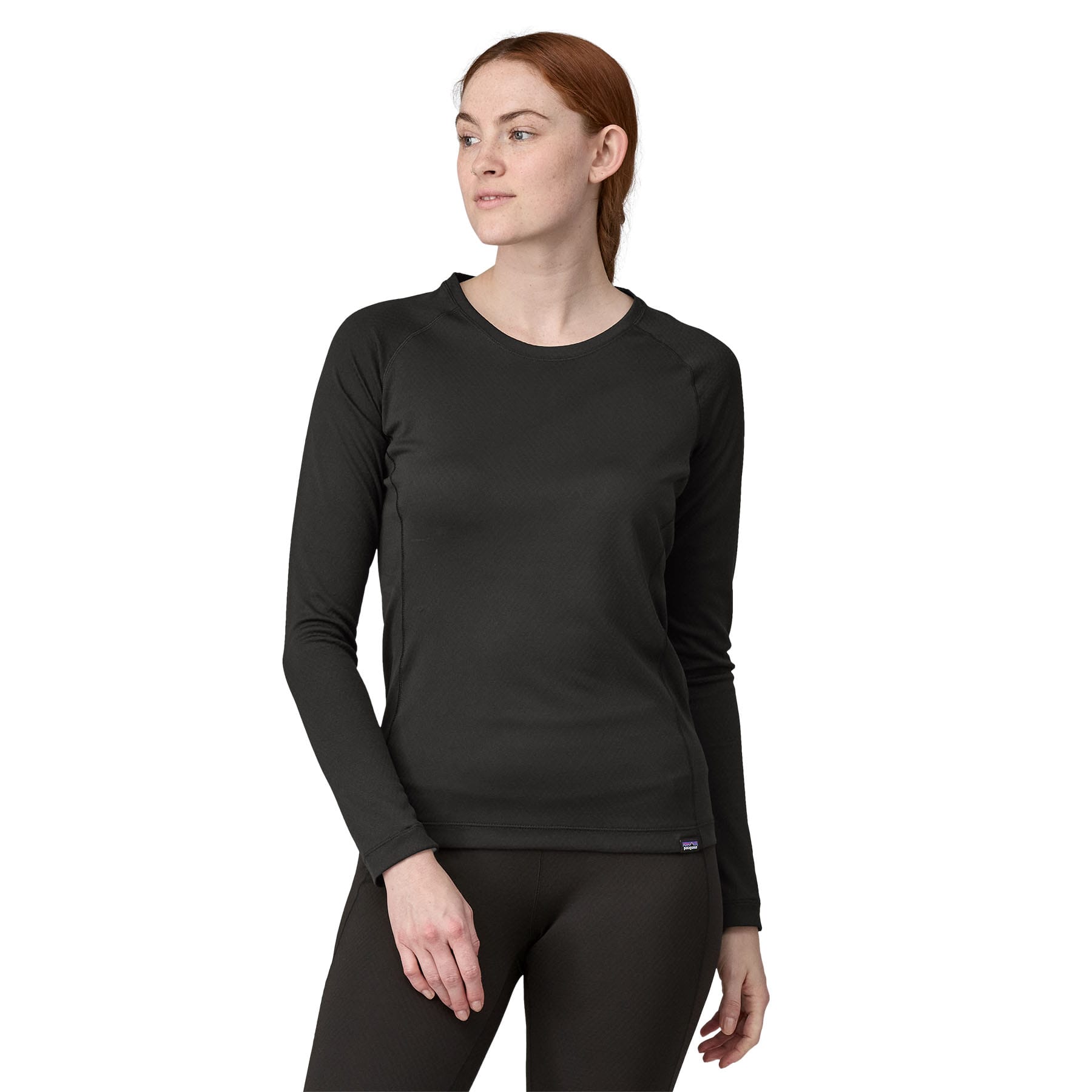 Women's Capilene® Midweight Crew in Black | Patagonia Bend