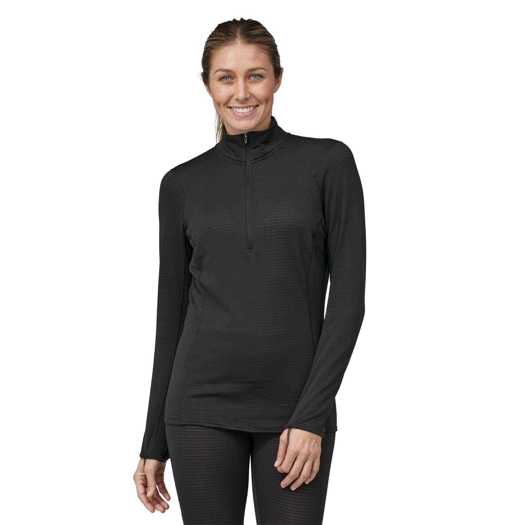 Women's Capilene® Thermal Weight Zip - Neck in Black | Patagonia Bend