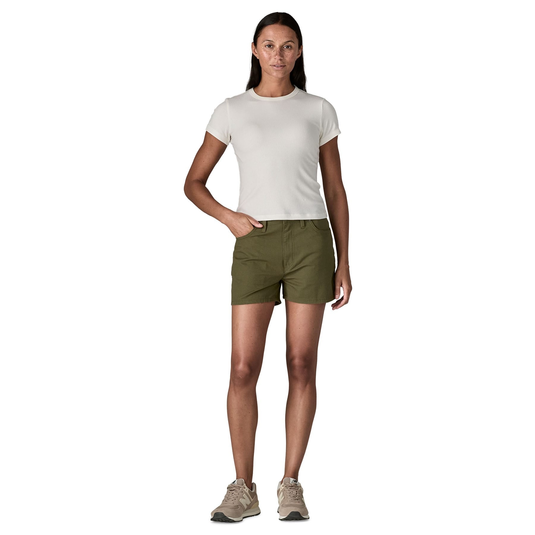 Women's Classic Shorts in Seabird Grey | Patagonia Bend