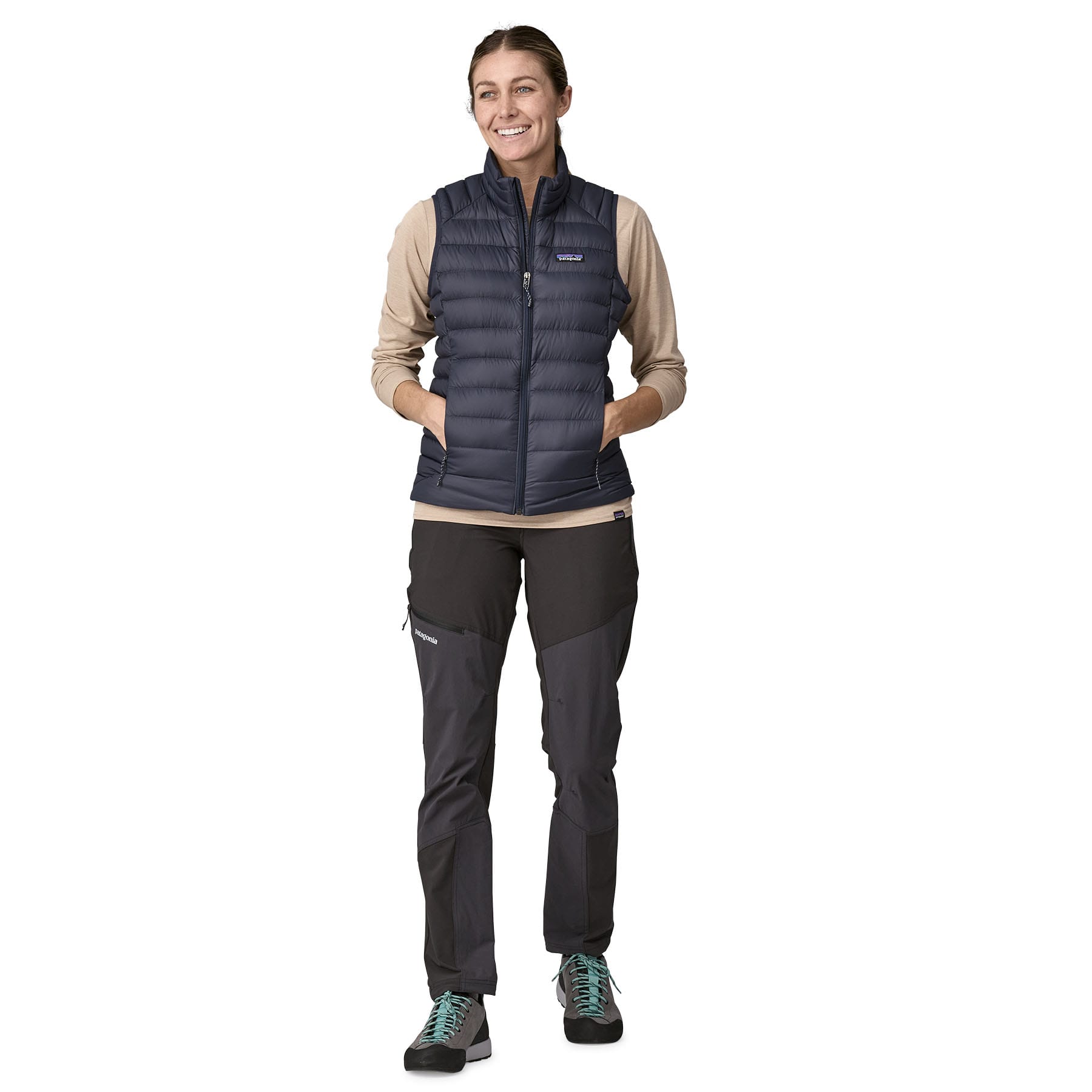 Women's Down Sweater Vest in Smolder Blue | Patagonia Bend